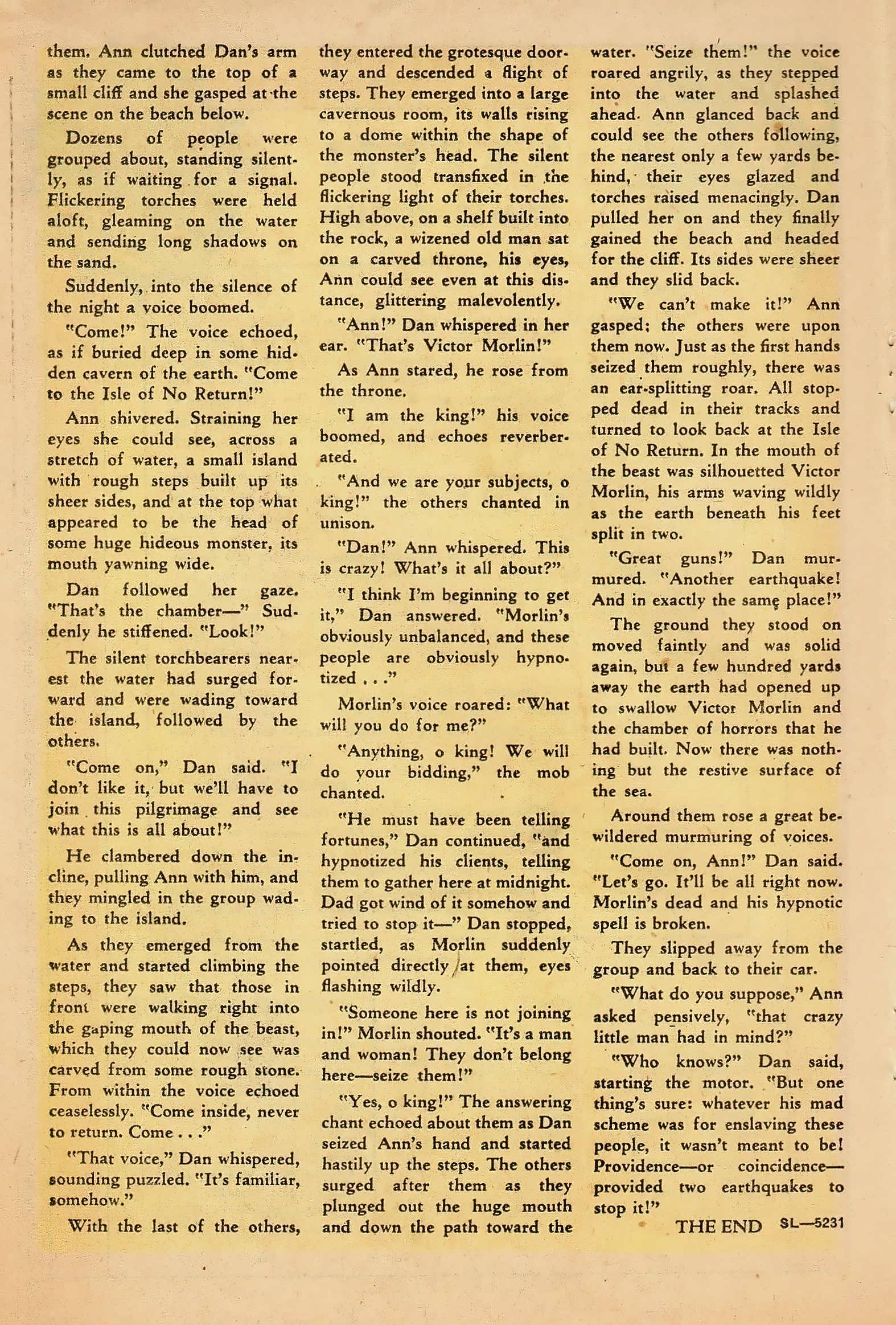 Read online Amazing Mysteries comic -  Issue #32 - 21