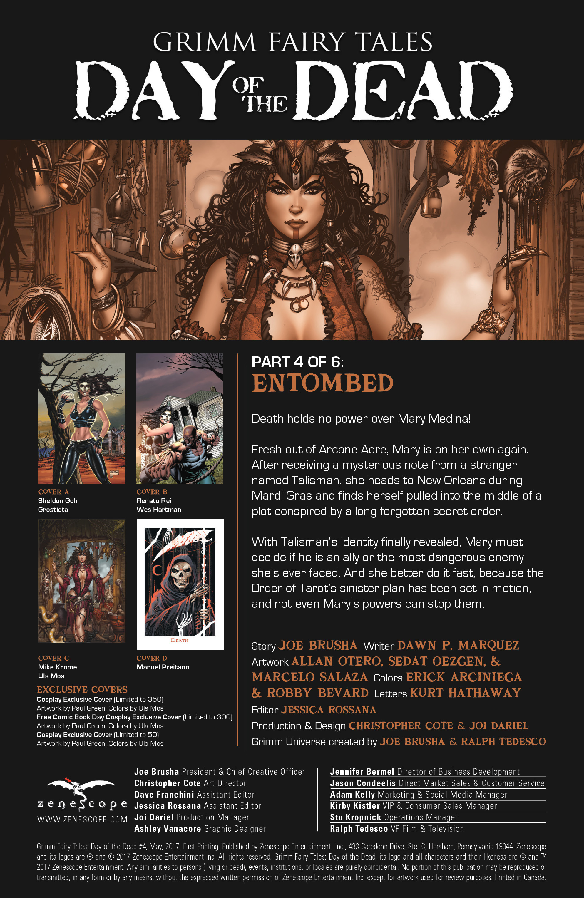Read online Grimm Fairy Tales: Day of the Dead comic -  Issue #4 - 2