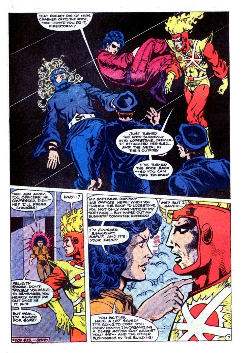 The Fury of Firestorm Issue #29 #33 - English 8