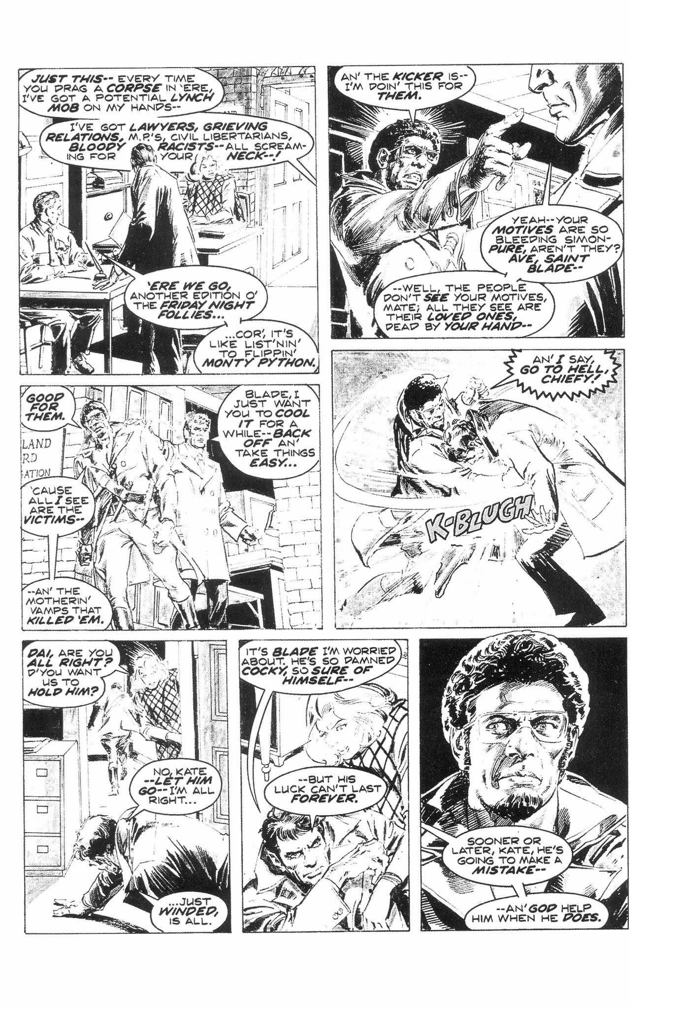 Read online Blade: Black & White comic -  Issue # TPB - 34