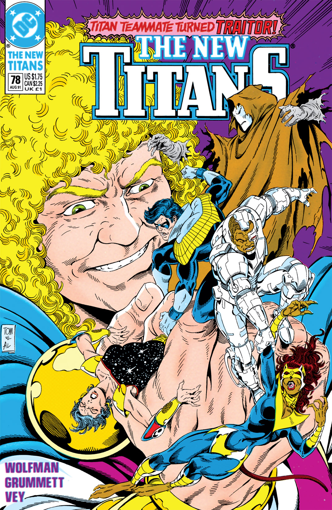 Read online The New Titans (1988) comic -  Issue #78 - 1