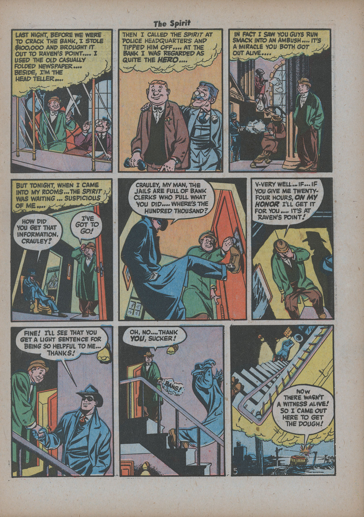 Read online The Spirit (1944) comic -  Issue #19 - 7