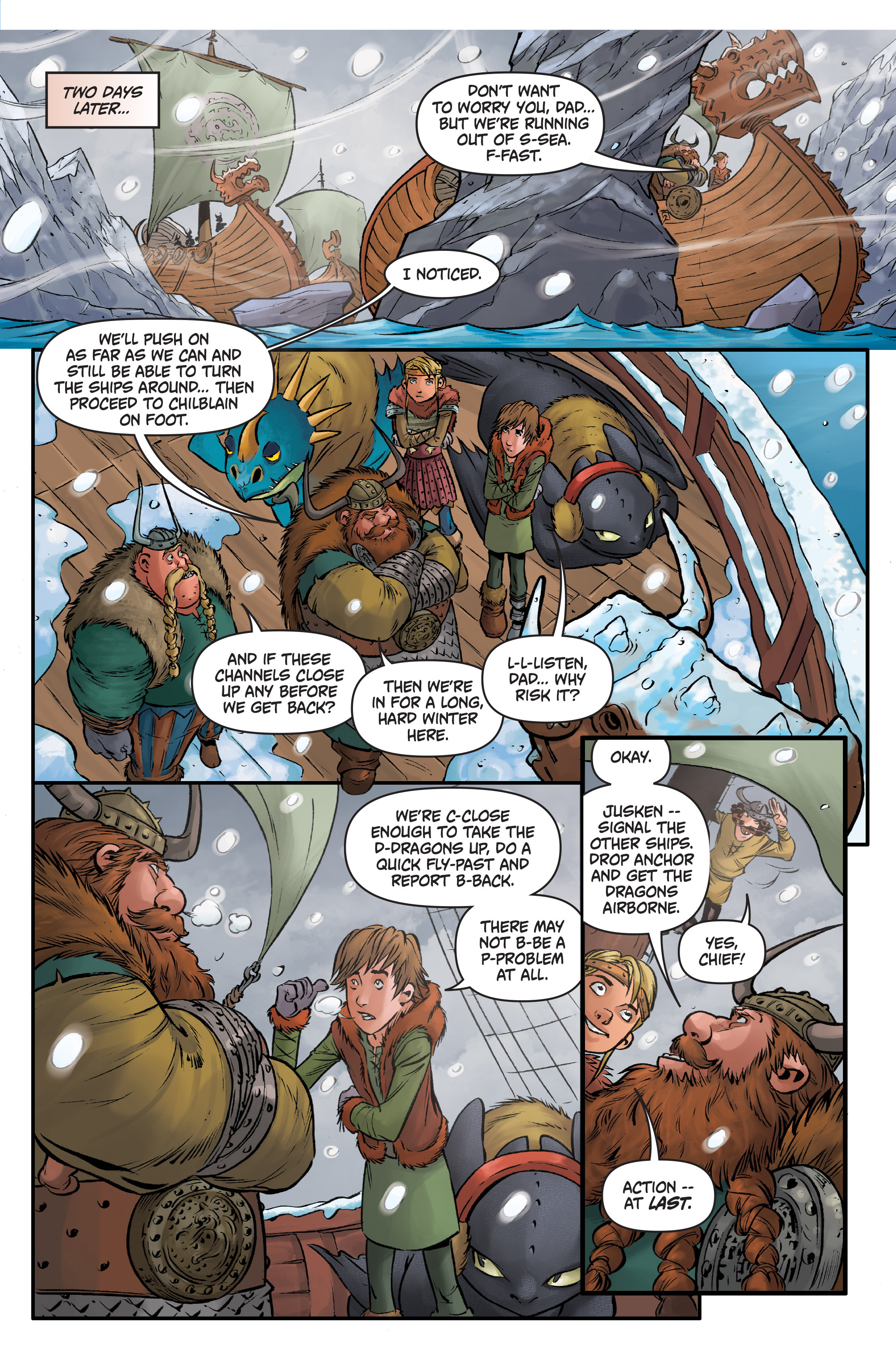 Read online DreamWorks Dragons: Defenders of Berk Collection: Fire & Ice comic -  Issue # TPB - 69
