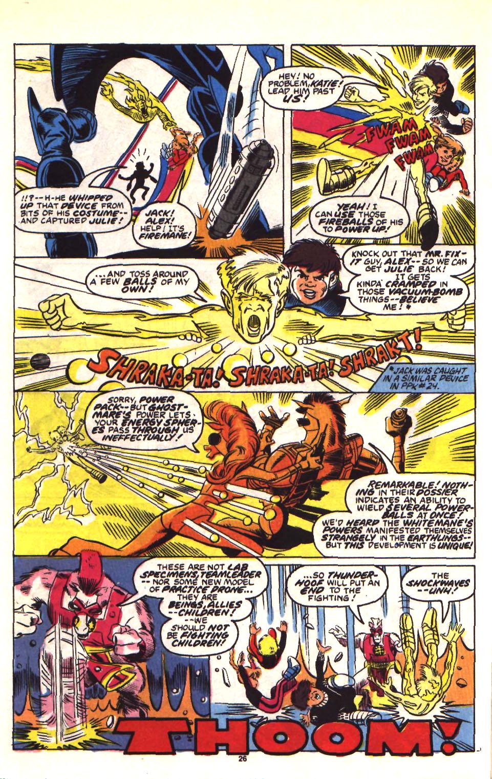Read online Power Pack (1984) comic -  Issue #50 - 28