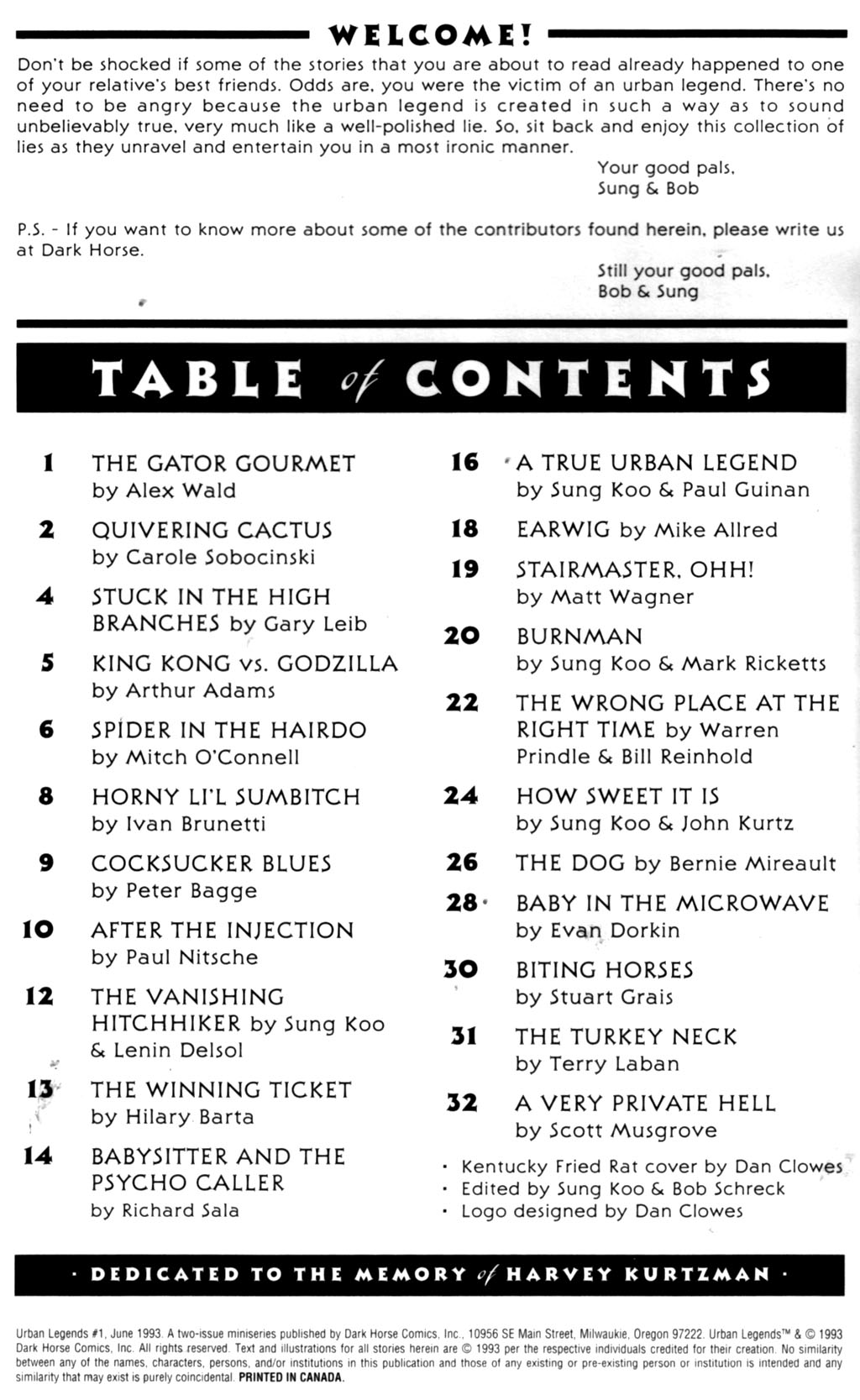 Read online Urban Legends (Existed) comic -  Issue # Full - 2