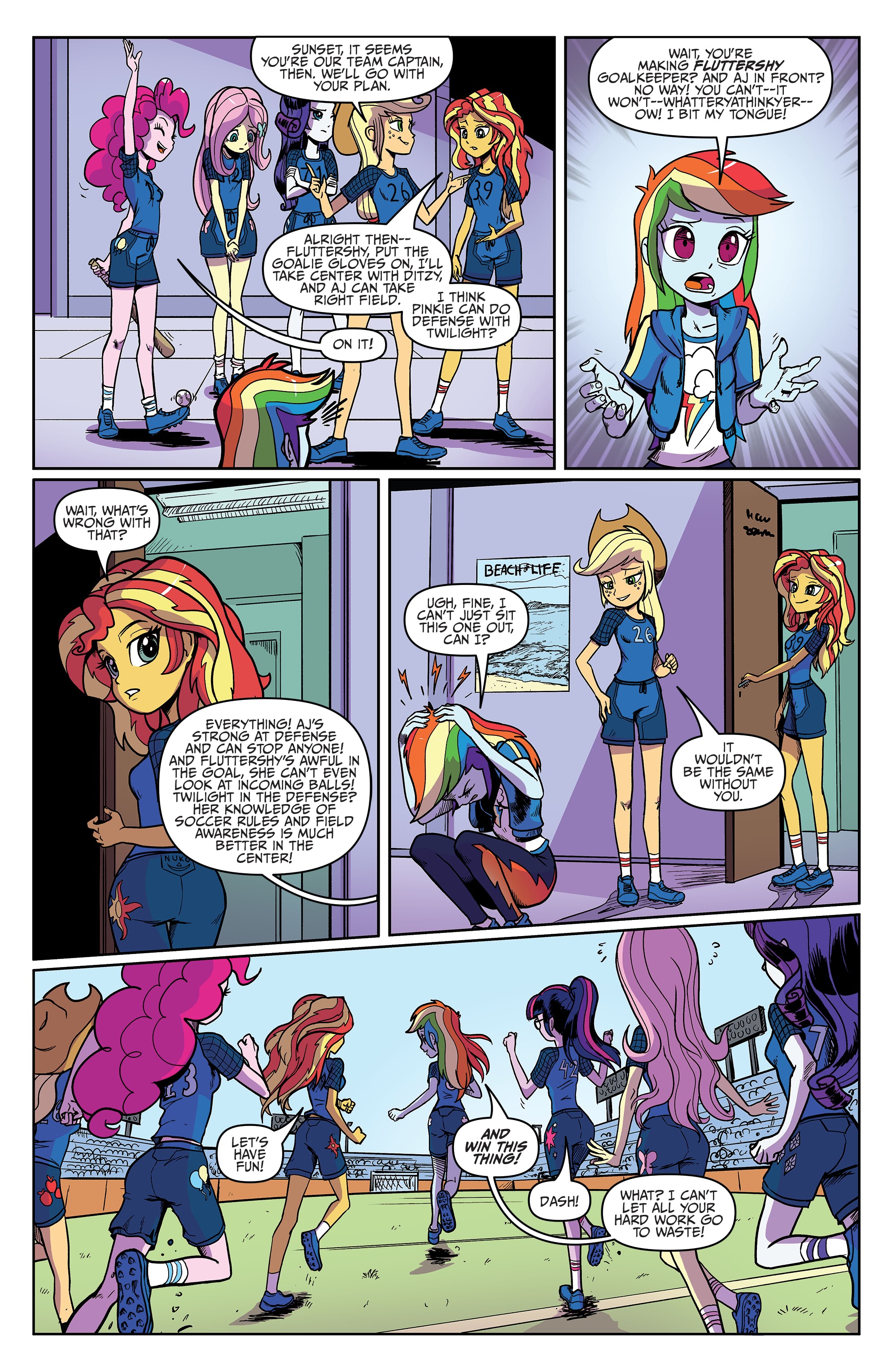 Read online My Little Pony Equestria Girls: Canterlot High: March Radness comic -  Issue # Full - 32