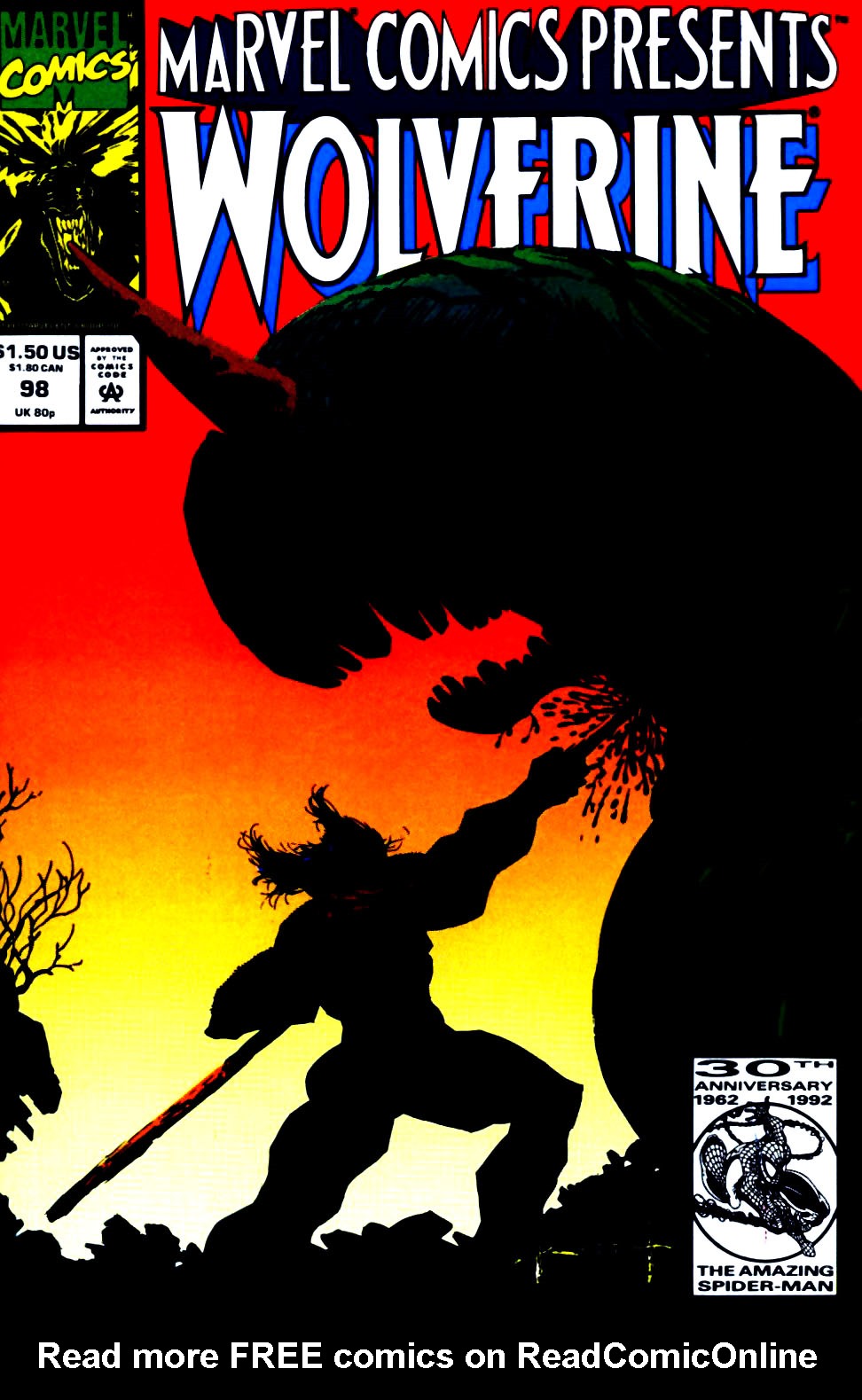 Read online Marvel Comics Presents (1988) comic -  Issue #98 - 1
