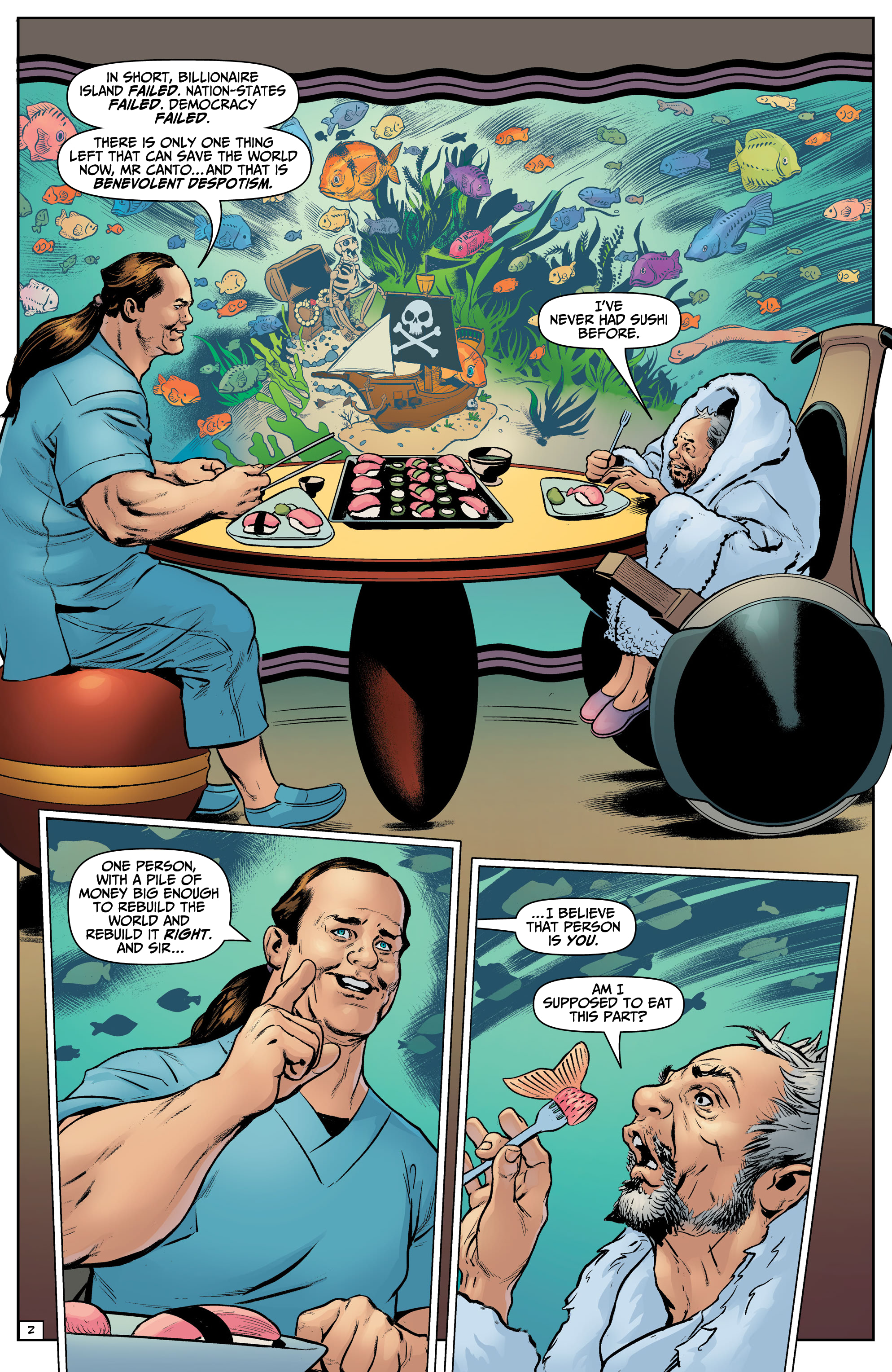 Read online Billionaire Island: Cult of Dogs comic -  Issue #5 - 4