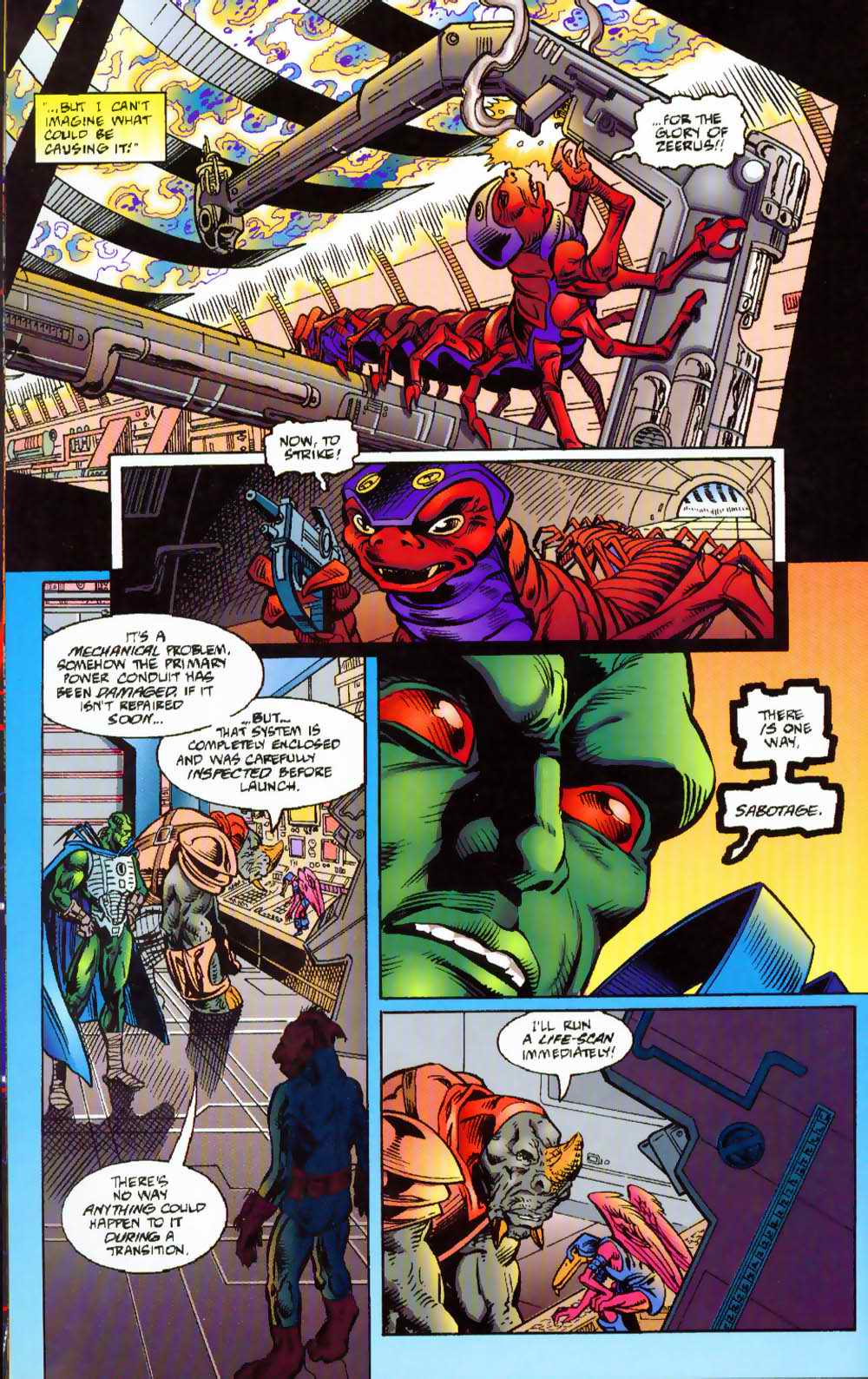 Read online Leonard Nimoy's Primortals (1995) comic -  Issue #6 - 9