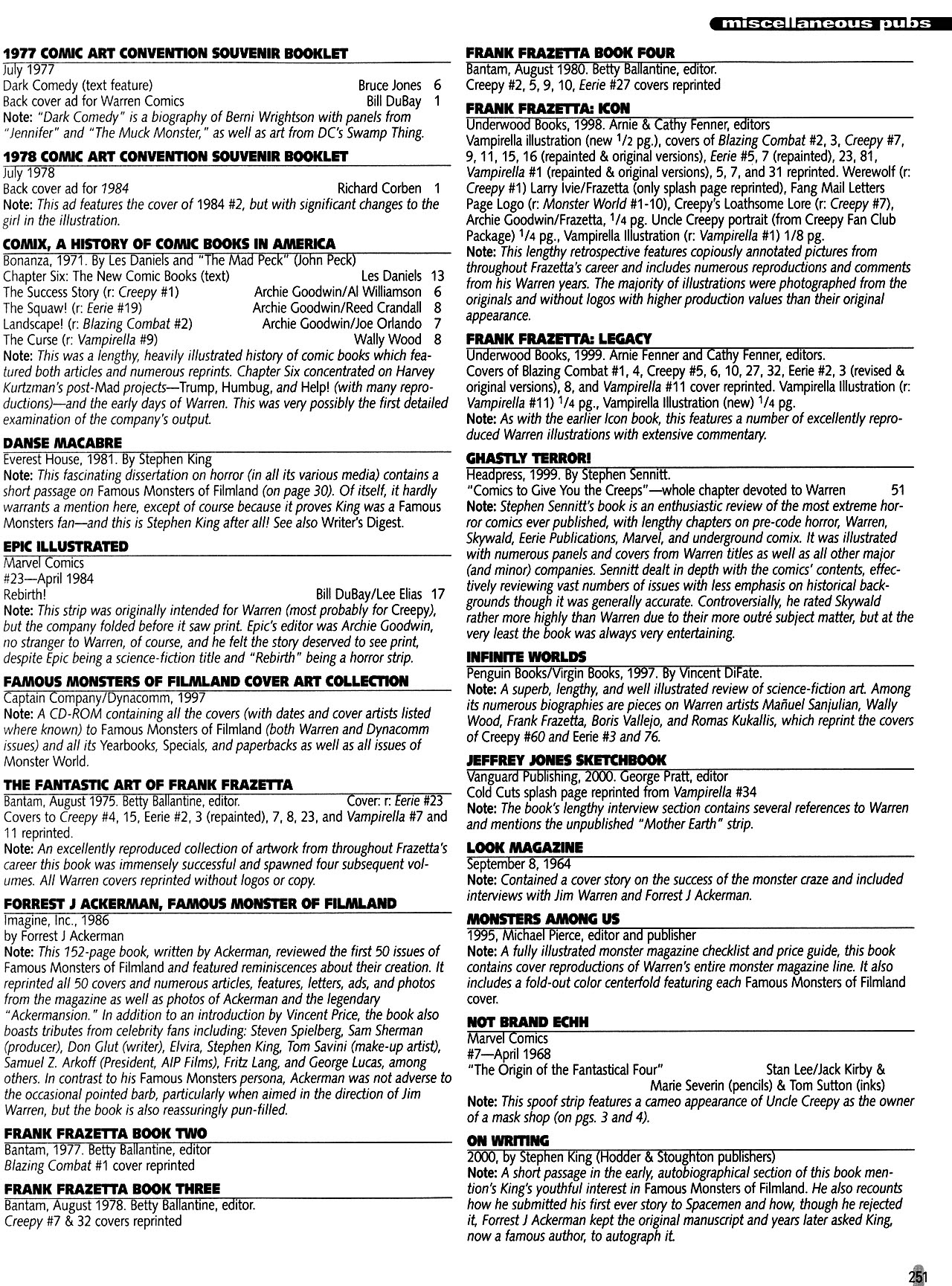 Read online Warren Companion comic -  Issue # TPB (Part 3) - 52