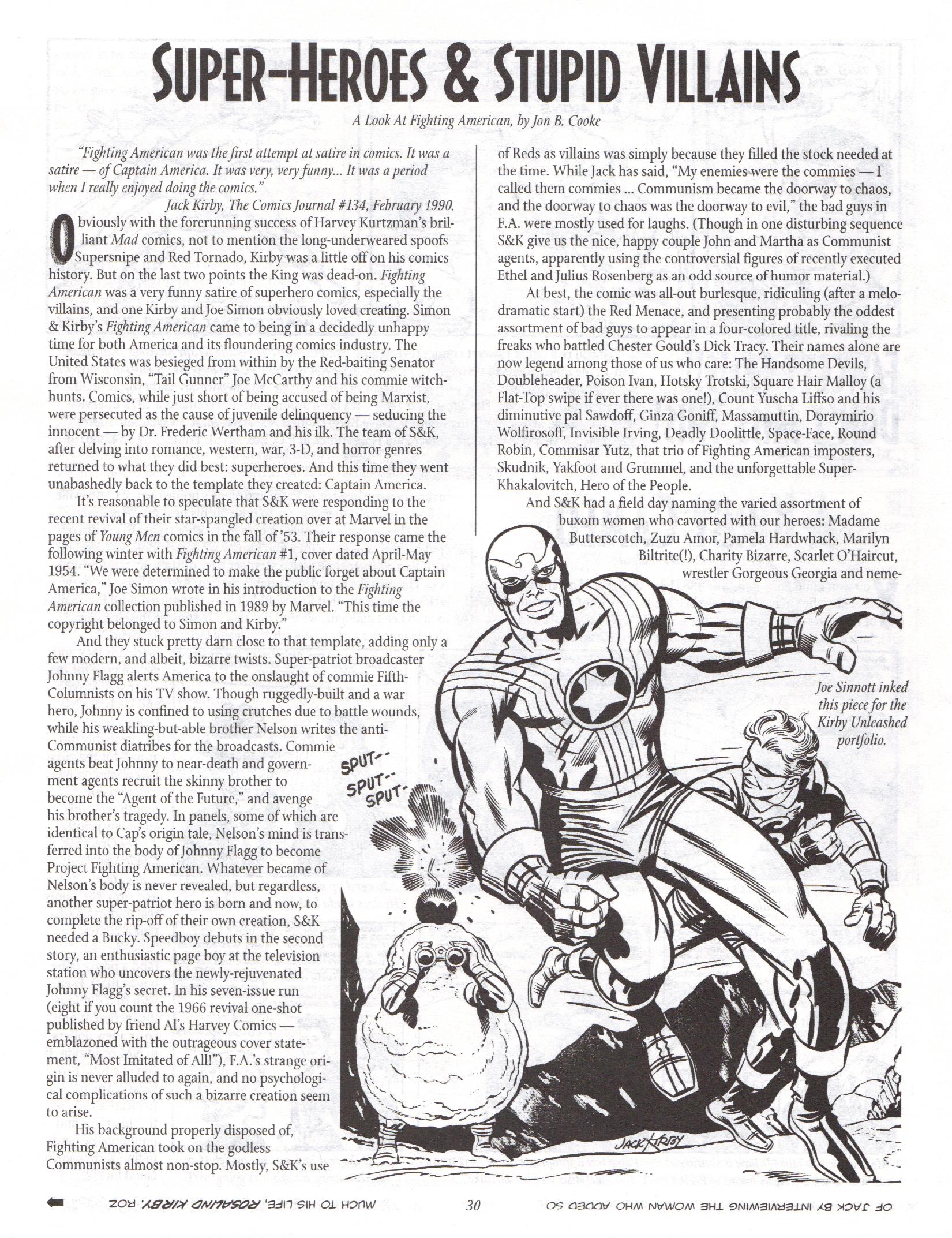 Read online The Jack Kirby Collector comic -  Issue #10 - 29