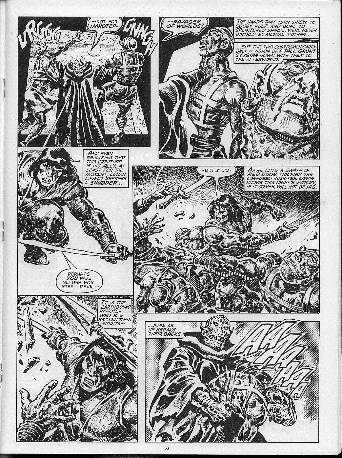 The Savage Sword Of Conan issue 202 - Page 35
