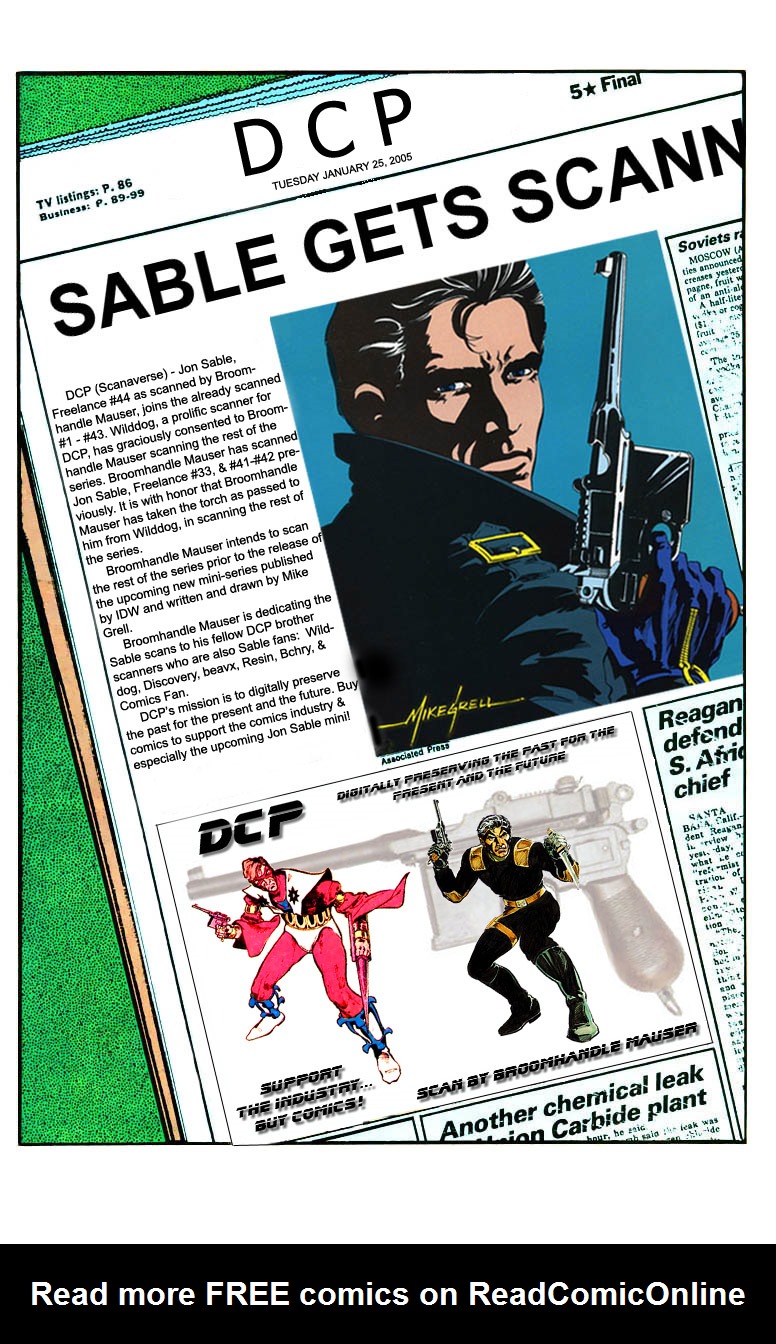 Read online Jon Sable, Freelance comic -  Issue #44 - 35