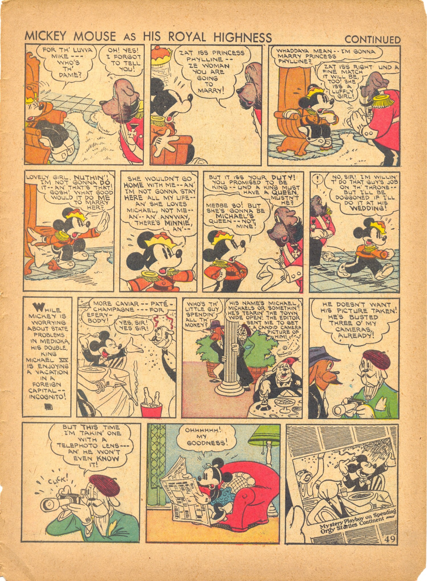 Read online Walt Disney's Comics and Stories comic -  Issue #7 - 51