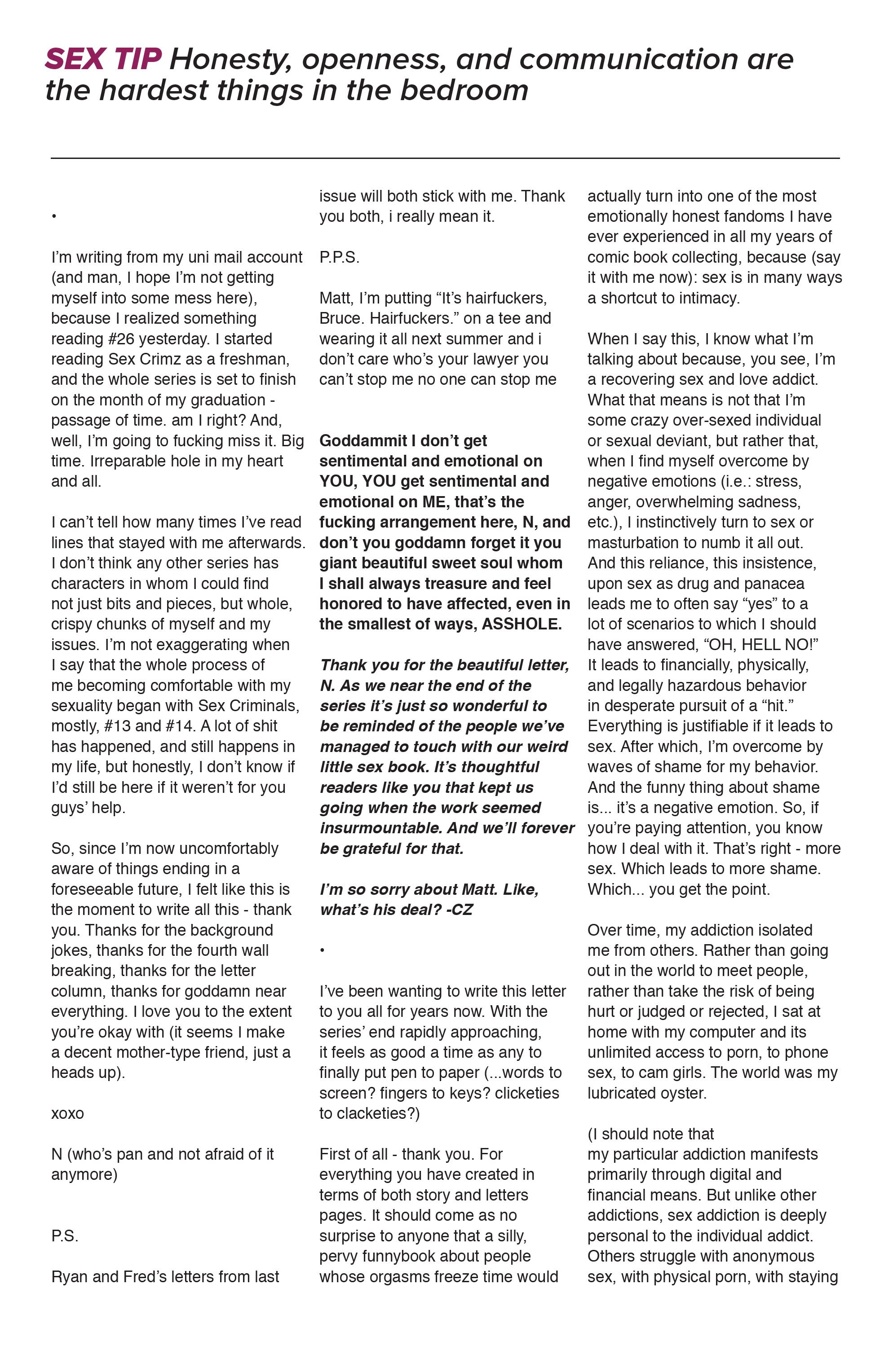 Read online Sex Criminals comic -  Issue #28 - 28