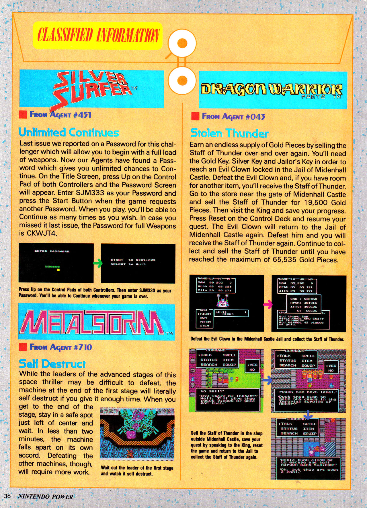 Read online Nintendo Power comic -  Issue #23 - 37