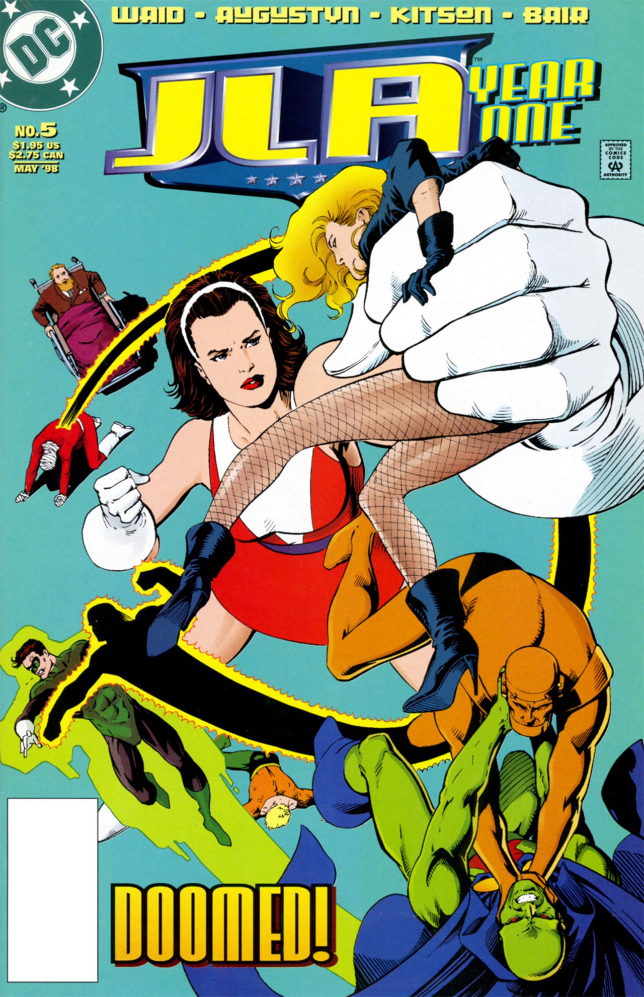 Read online JLA: Year One comic -  Issue #5 - 1
