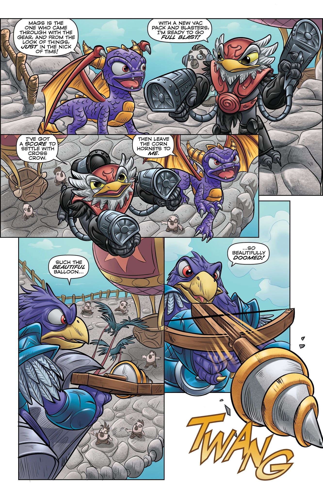 Read online Skylanders Quarterly-Spyro & Friends: Full Blast comic -  Issue # Full - 32