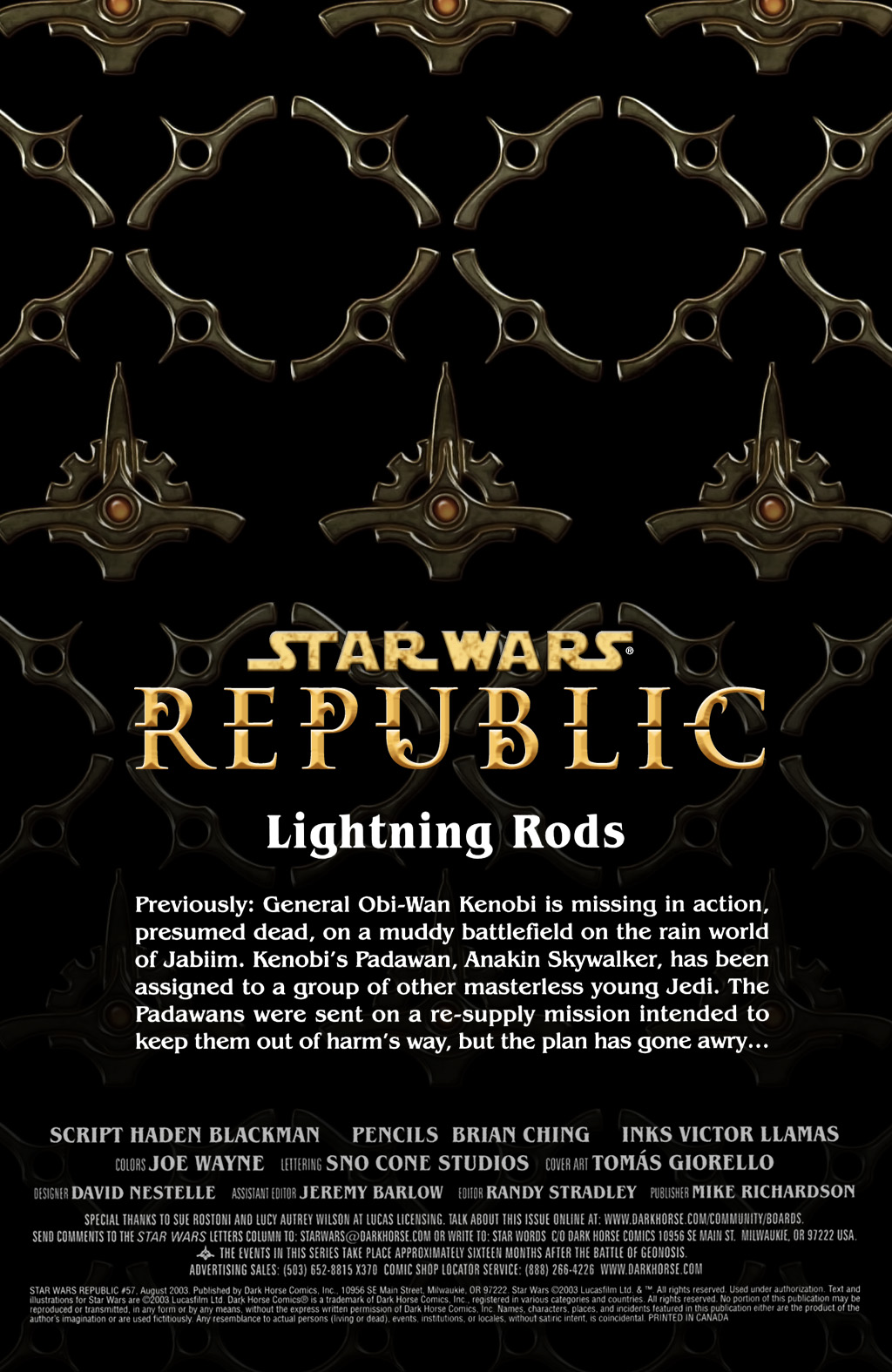 Read online Star Wars: Republic comic -  Issue #57 - 2