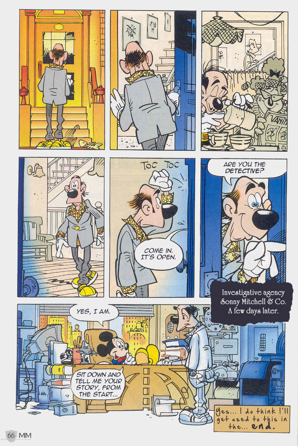 Read online Mickey Mouse Mystery Magazine comic -  Issue #0 - 66