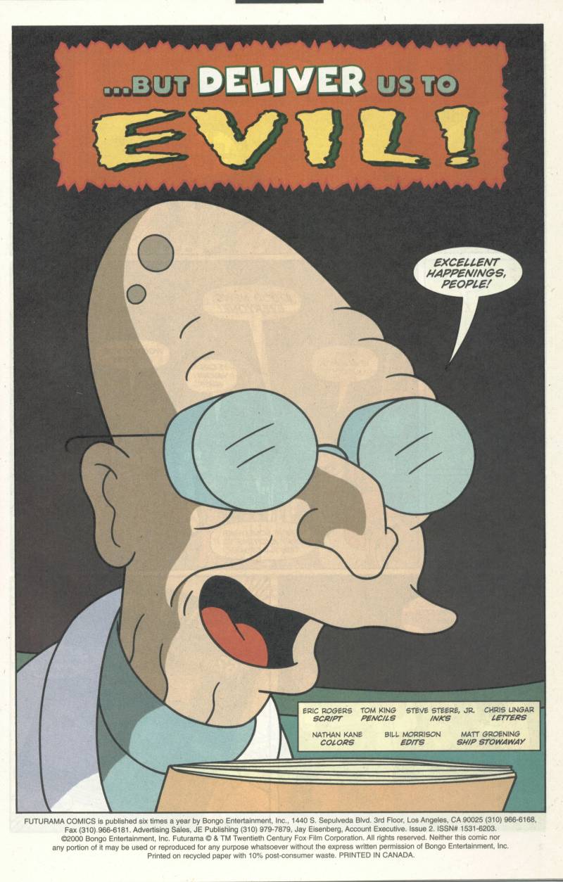 Read online Futurama Comics comic -  Issue #2 - 3