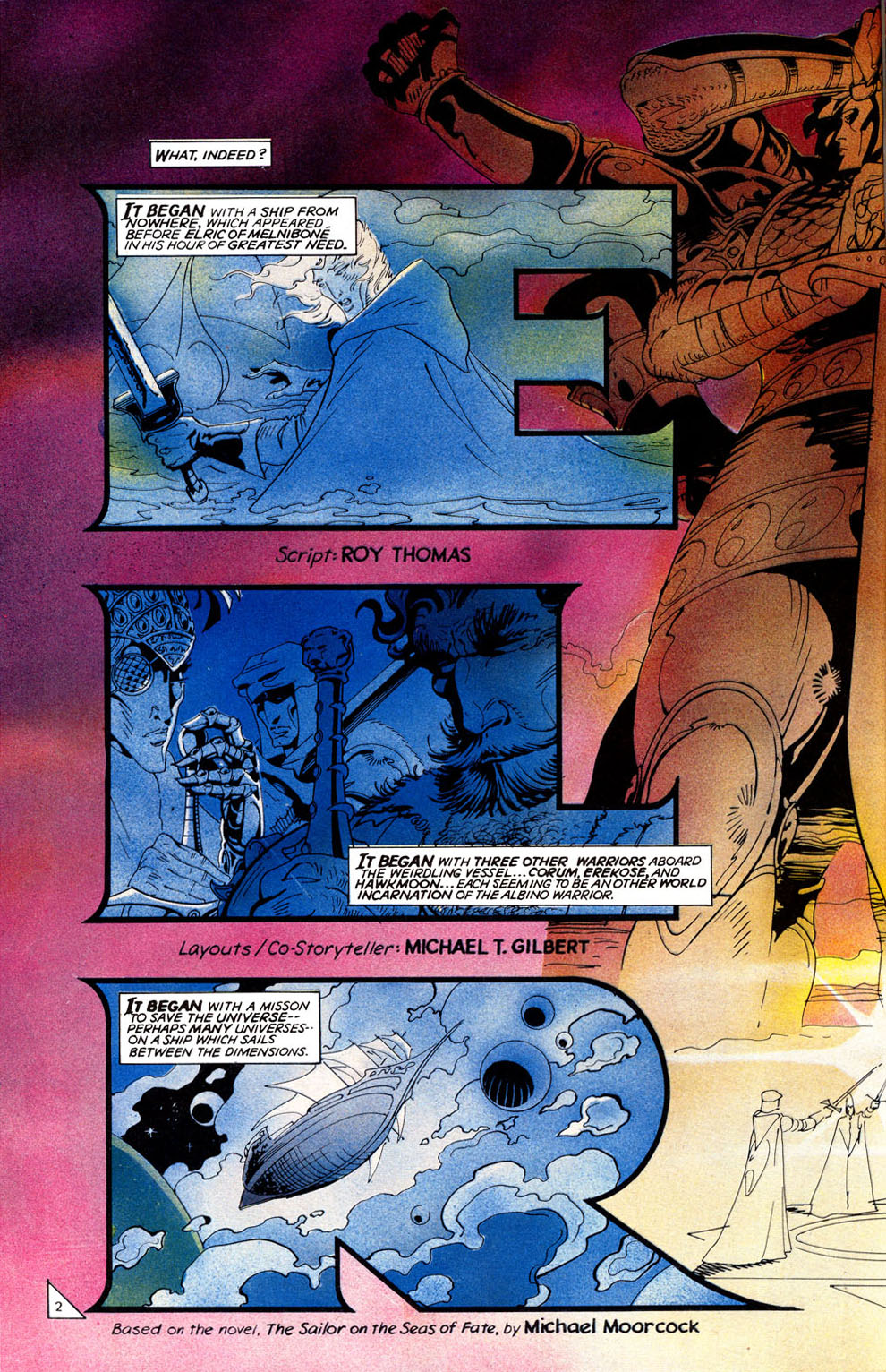 Read online Elric: Sailor on the Seas of Fate comic -  Issue #3 - 4