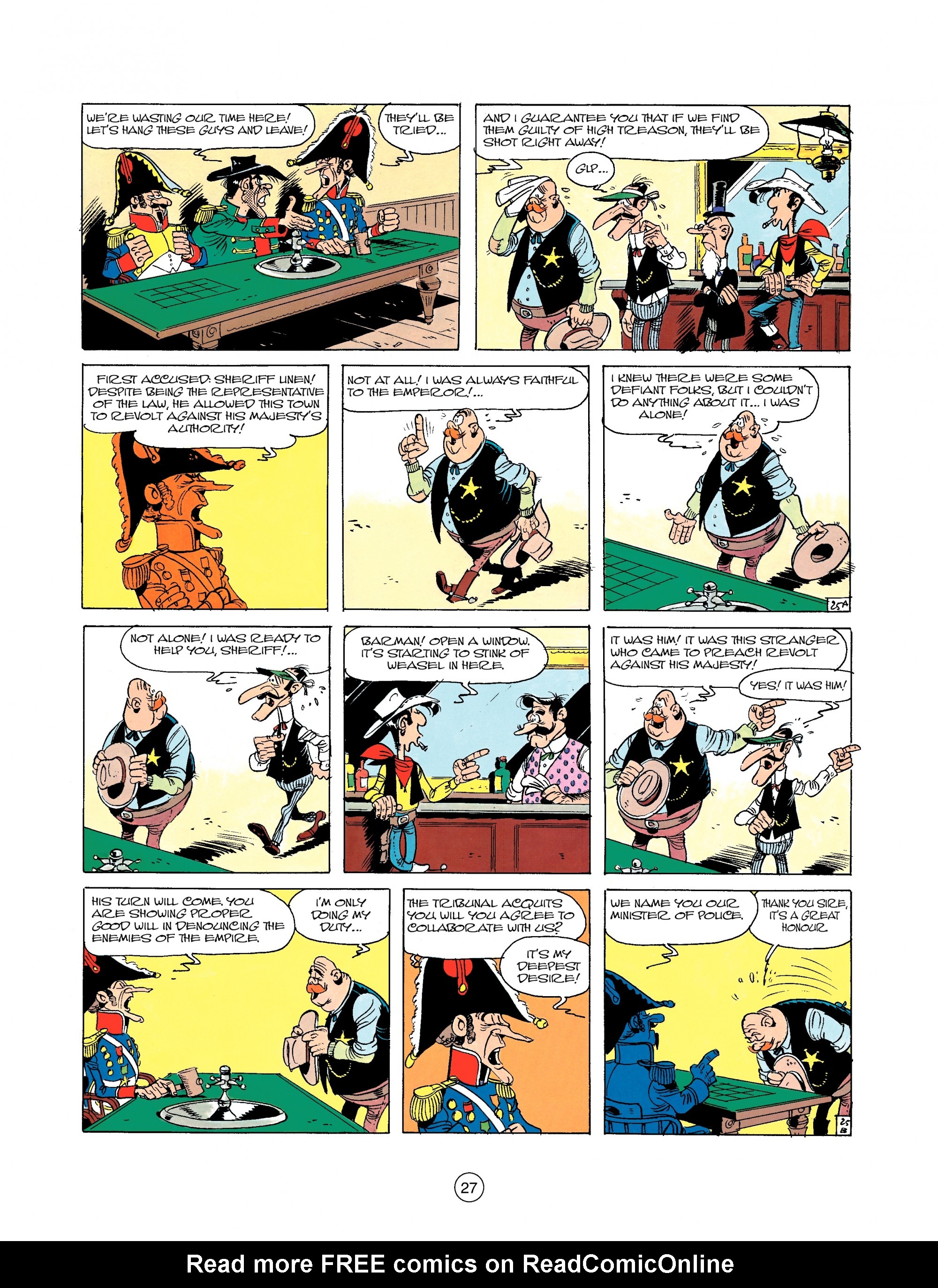 Read online A Lucky Luke Adventure comic -  Issue #22 - 27