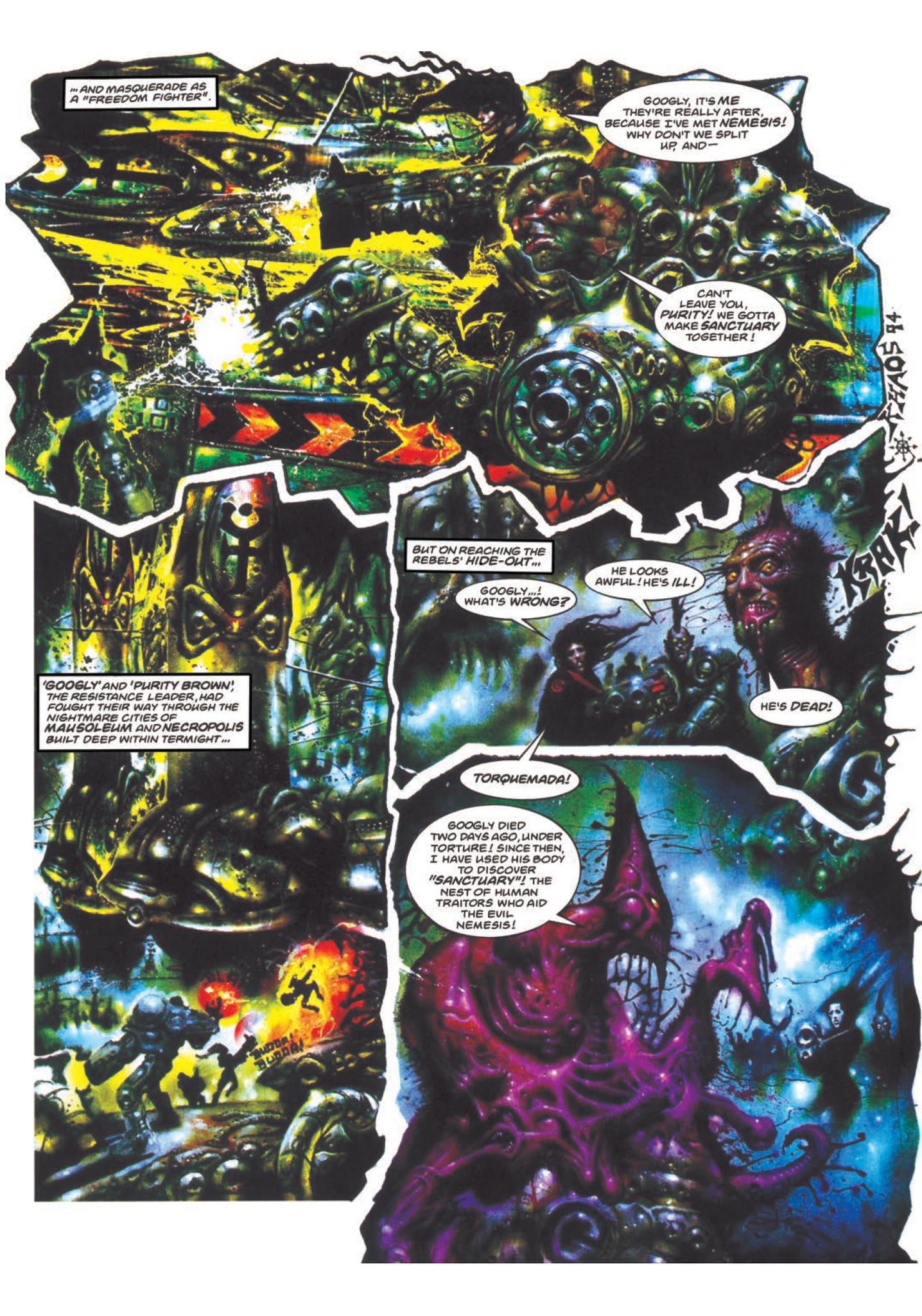 Read online The Complete Nemesis The Warlock comic -  Issue # TPB 3 - 133