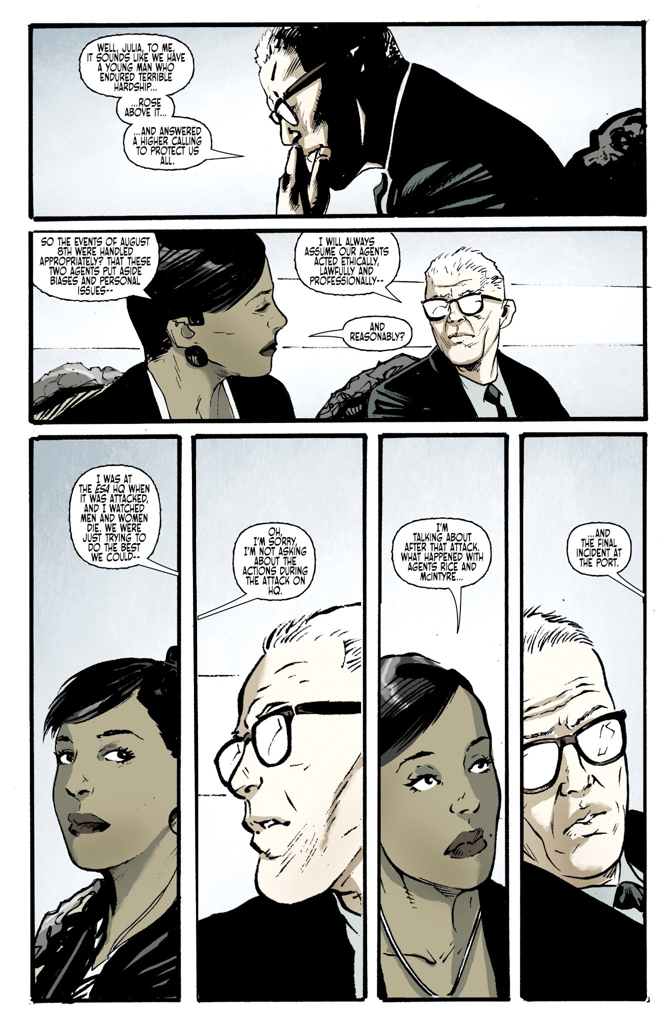 Read online Port of Earth comic -  Issue #6 - 7