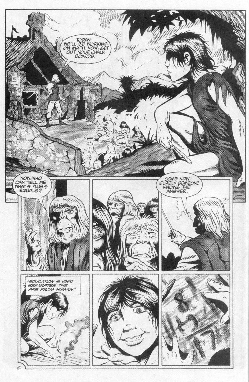 Read online Planet of the Apes (1990) comic -  Issue #1 - 16