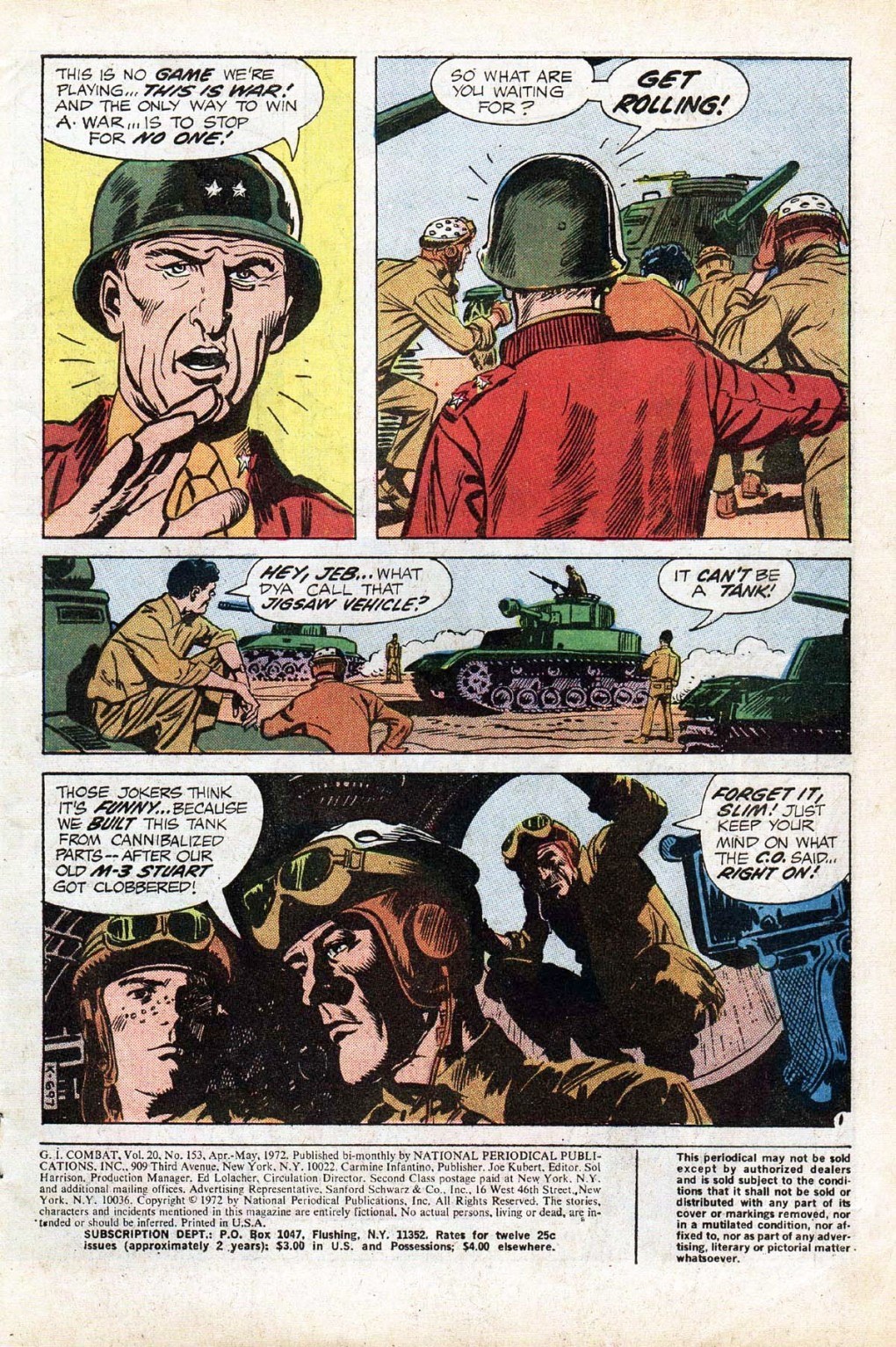 Read online G.I. Combat (1952) comic -  Issue #153 - 3