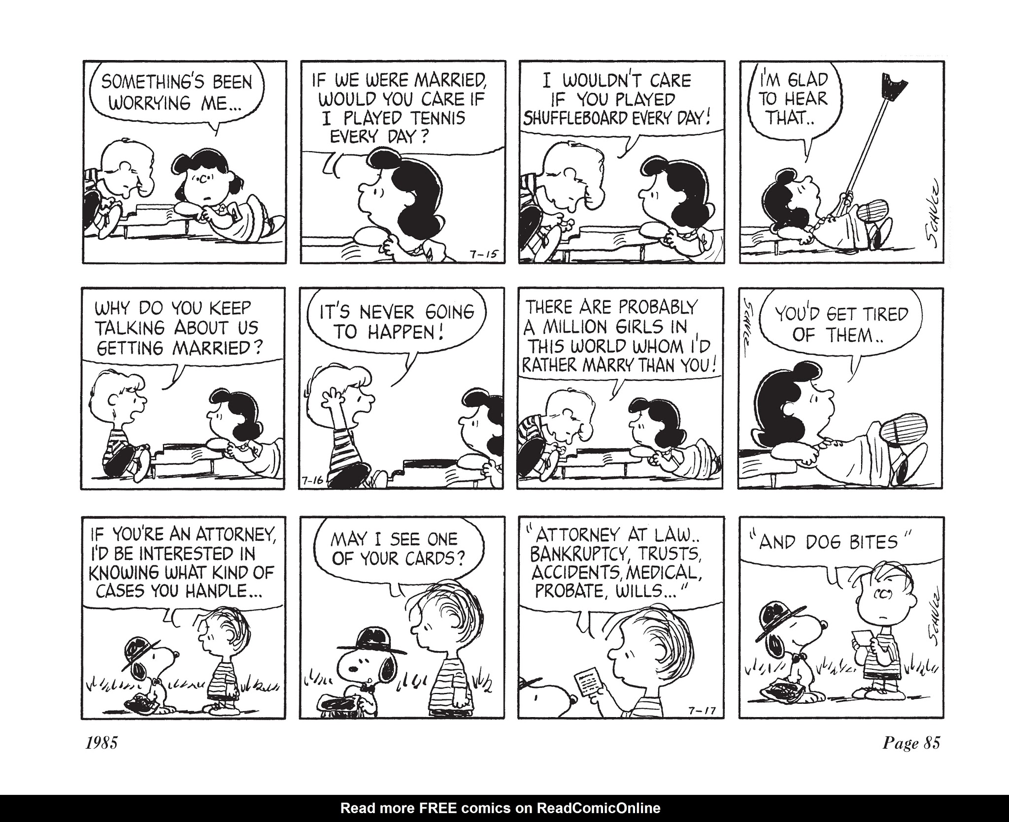Read online The Complete Peanuts comic -  Issue # TPB 18 - 97