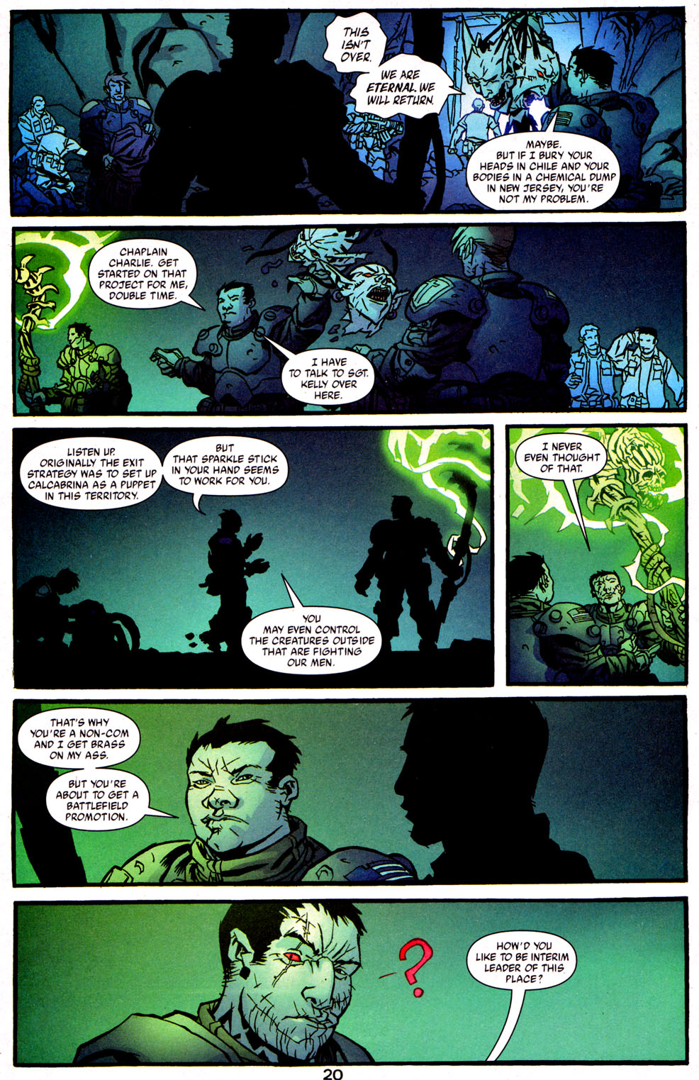 Read online Human Defense Corps comic -  Issue #6 - 21