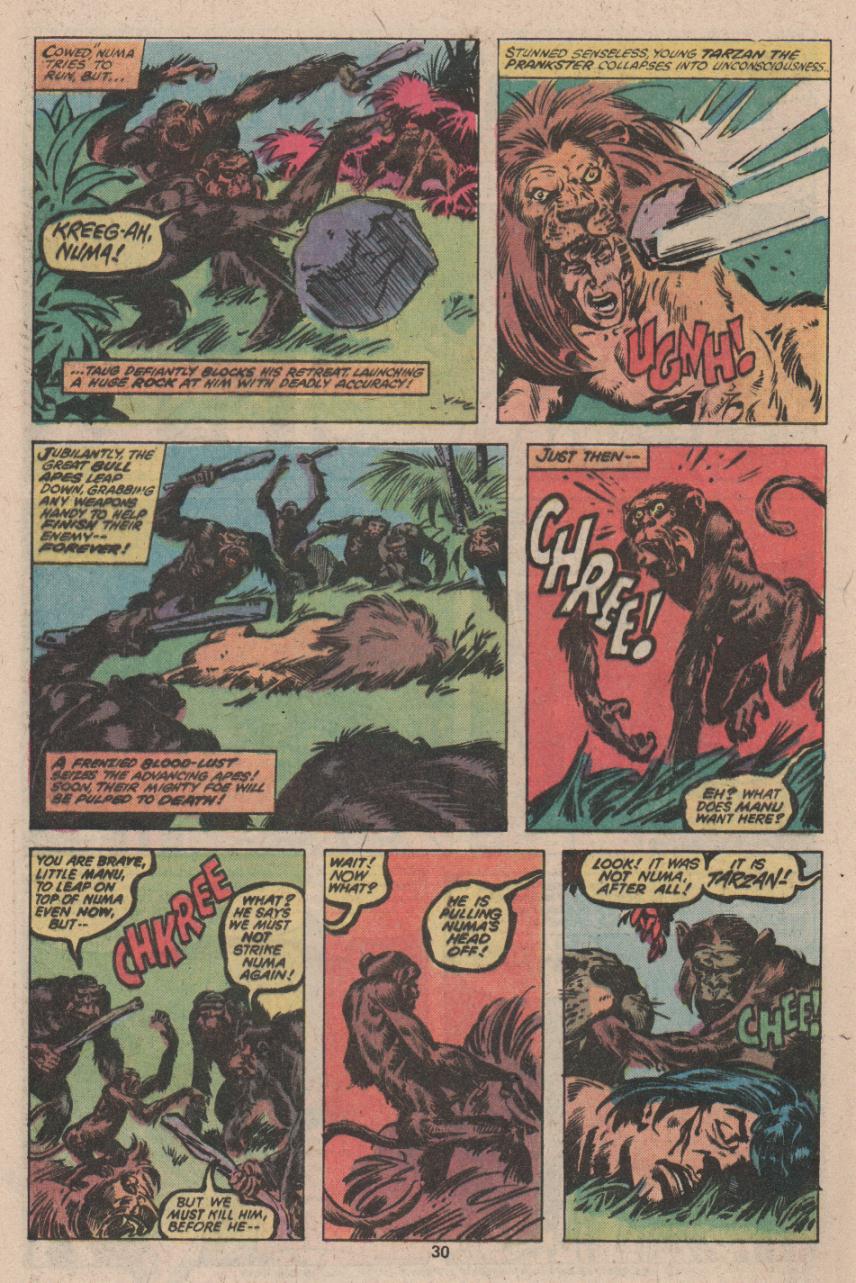 Read online Tarzan (1977) comic -  Issue #12 - 17