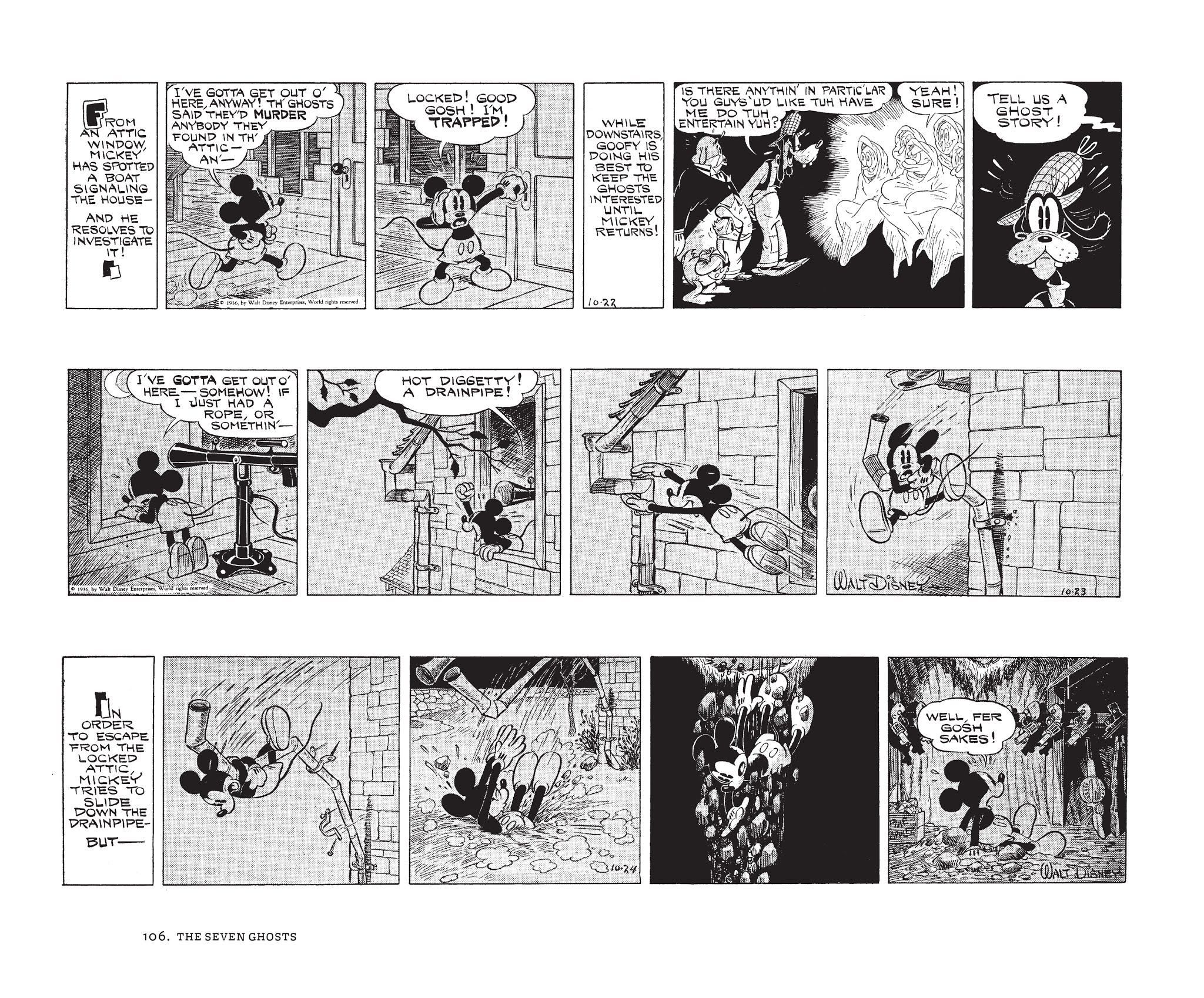 Read online Walt Disney's Mickey Mouse by Floyd Gottfredson comic -  Issue # TPB 4 (Part 2) - 6