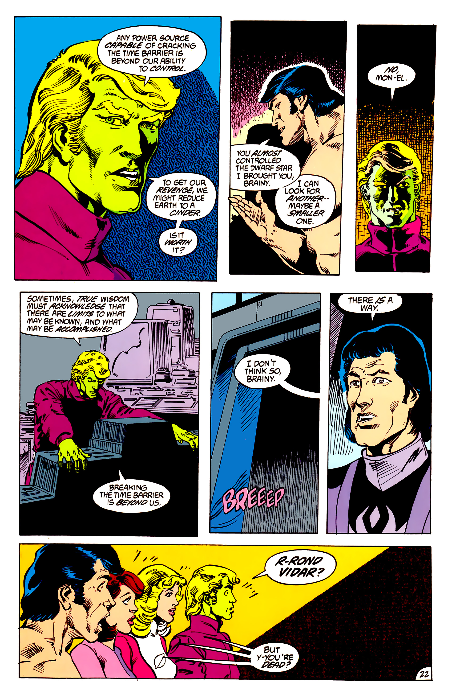 Read online Legion of Super-Heroes (1984) comic -  Issue #49 - 23