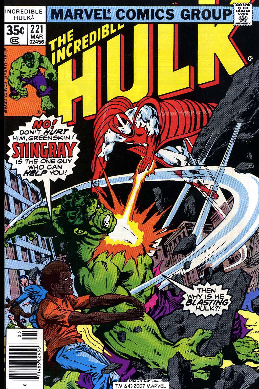 Read online The Incredible Hulk (1968) comic -  Issue #221 - 1