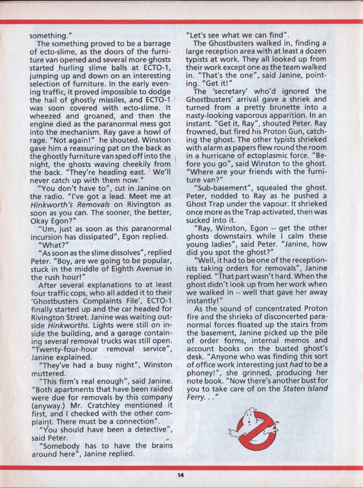 Read online The Real Ghostbusters comic -  Issue #38 - 14