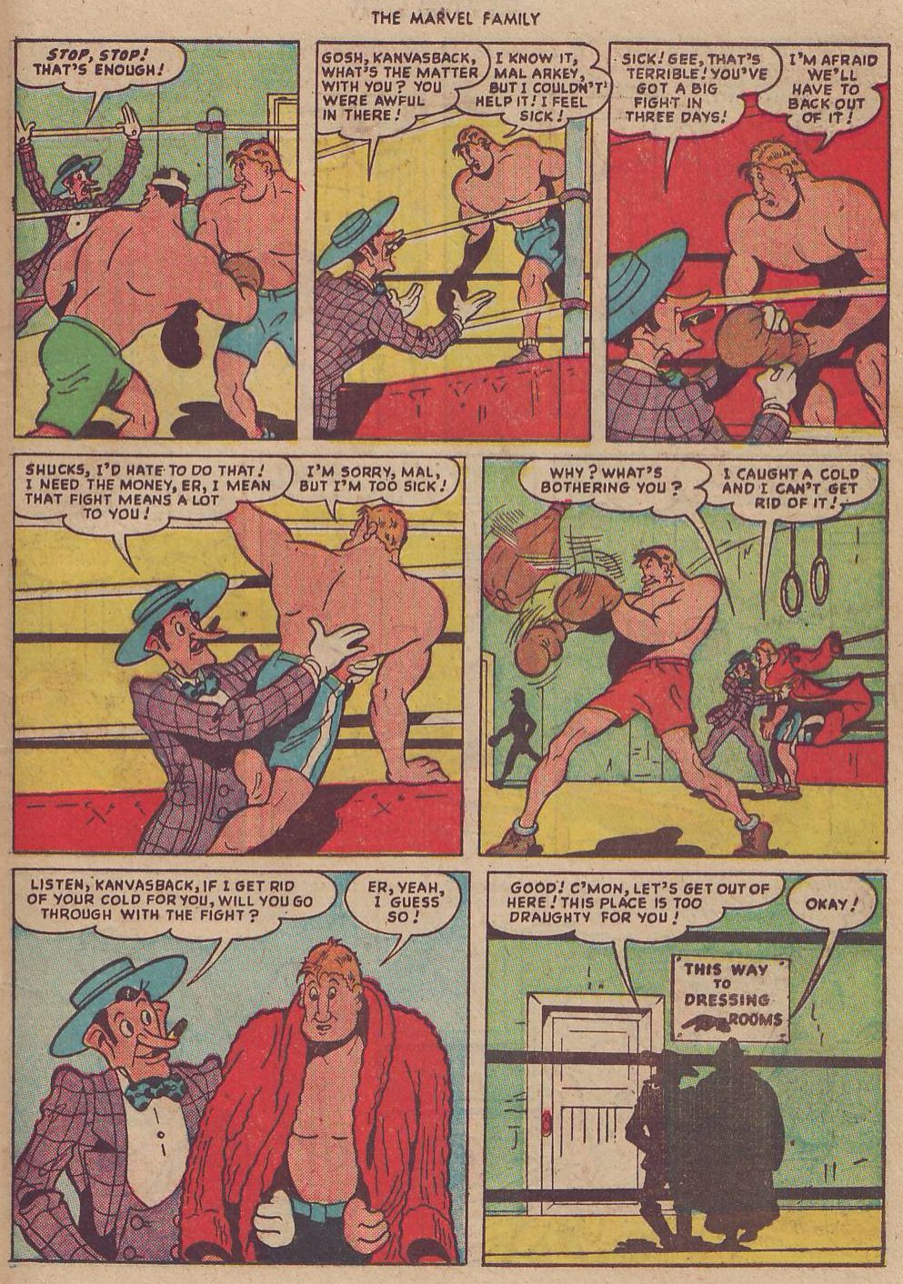 Read online The Marvel Family comic -  Issue #35 - 35