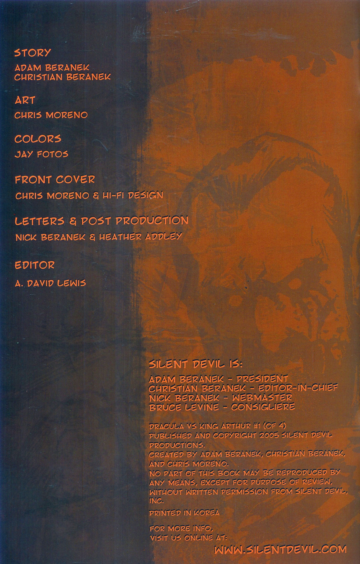 Read online Dracula vs King Arthur comic -  Issue #1 - 2