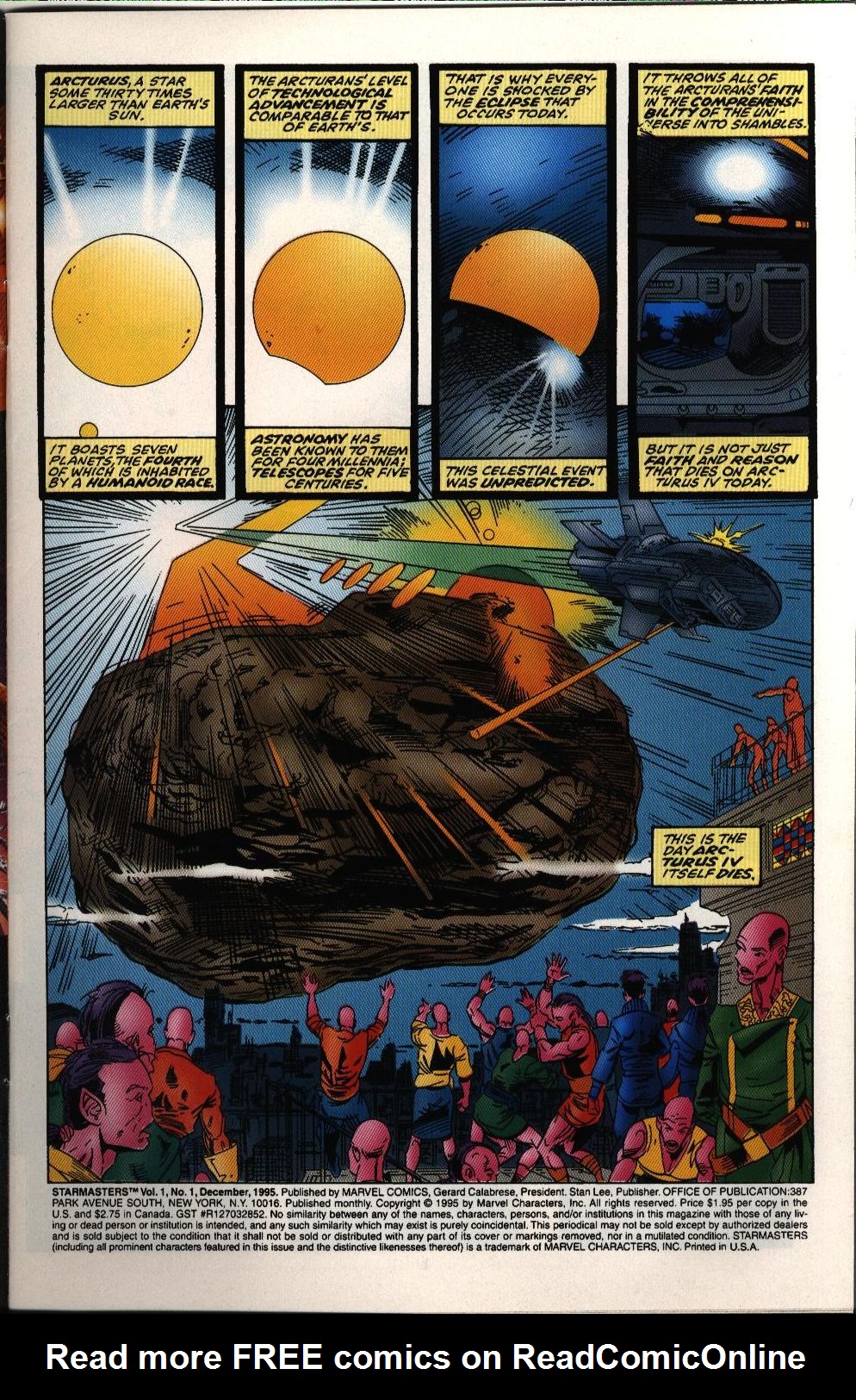 Read online Starmasters comic -  Issue #1 - 2