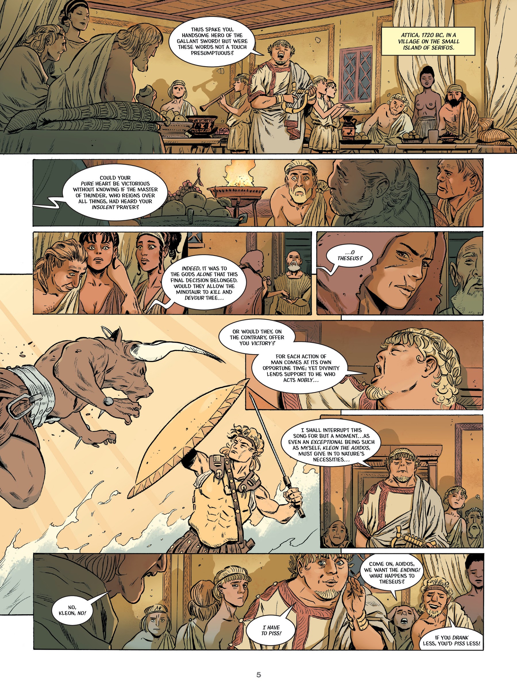 Read online The Fire of Theseus comic -  Issue #1 - 5