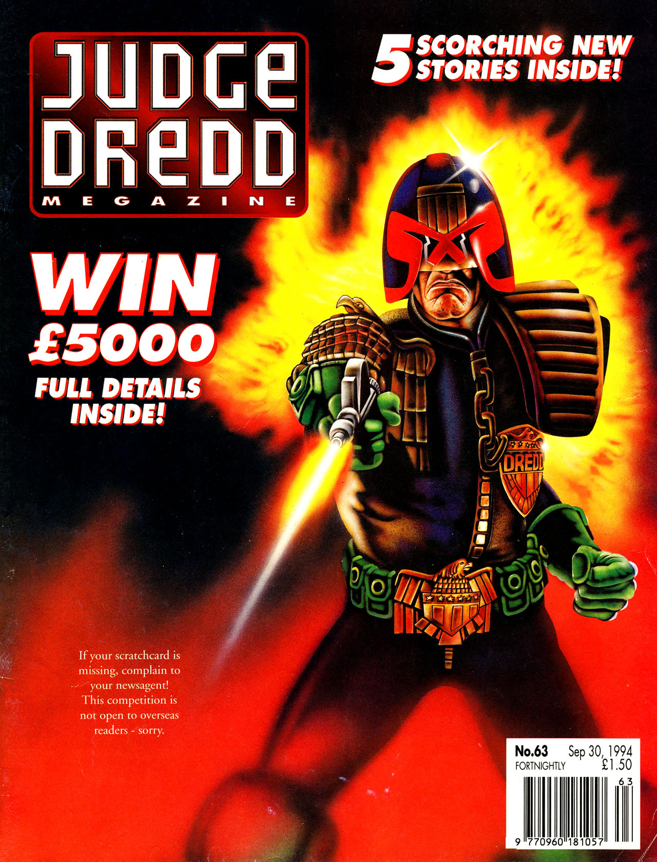 Read online Judge Dredd: The Megazine (vol. 2) comic -  Issue #63 - 1