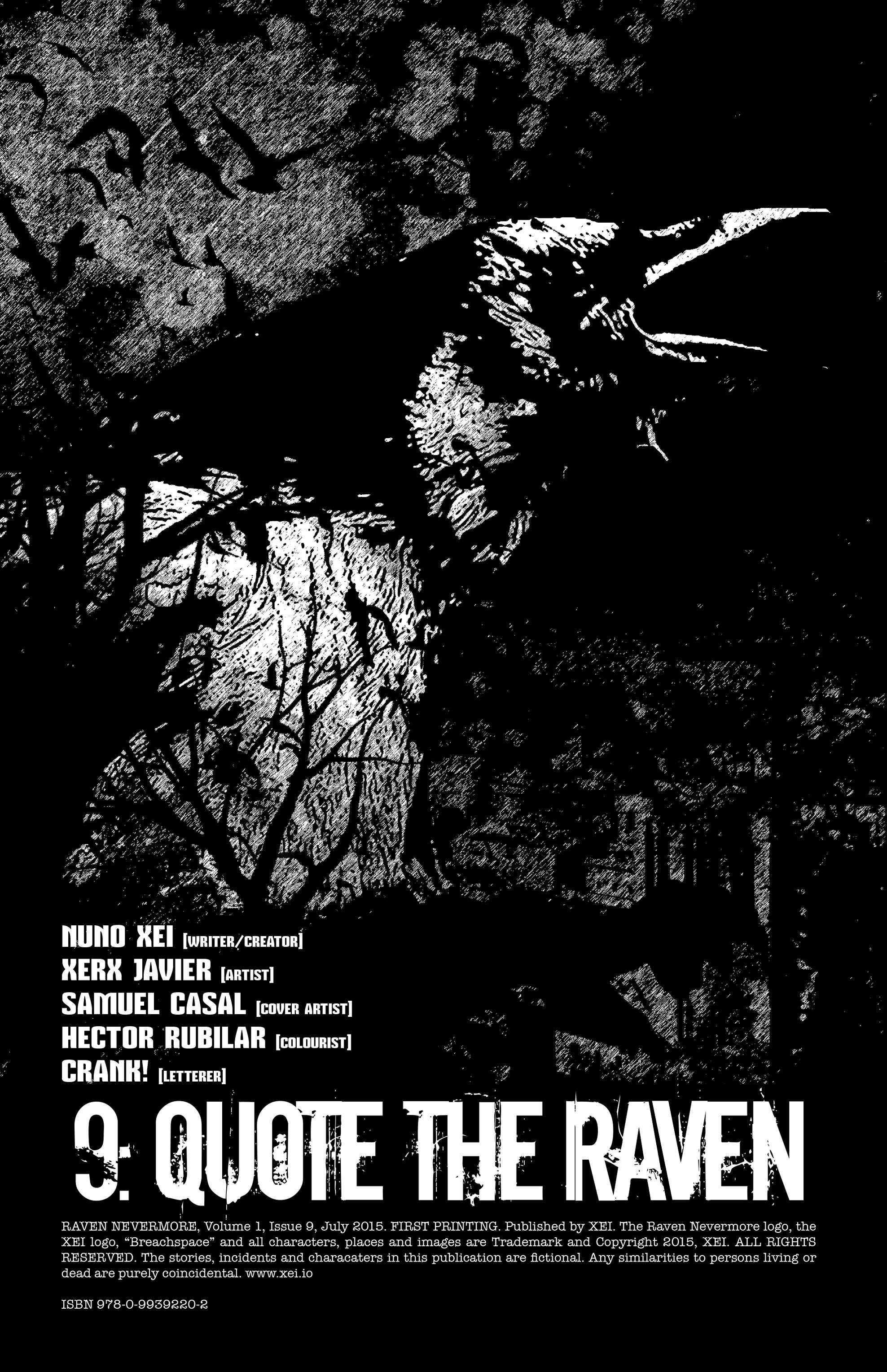 Read online Raven Nevermore comic -  Issue #9 - 2