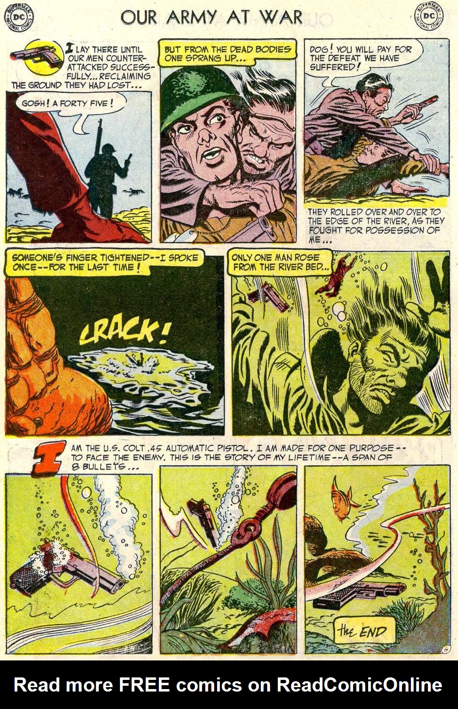 Read online Our Army at War (1952) comic -  Issue #7 - 18