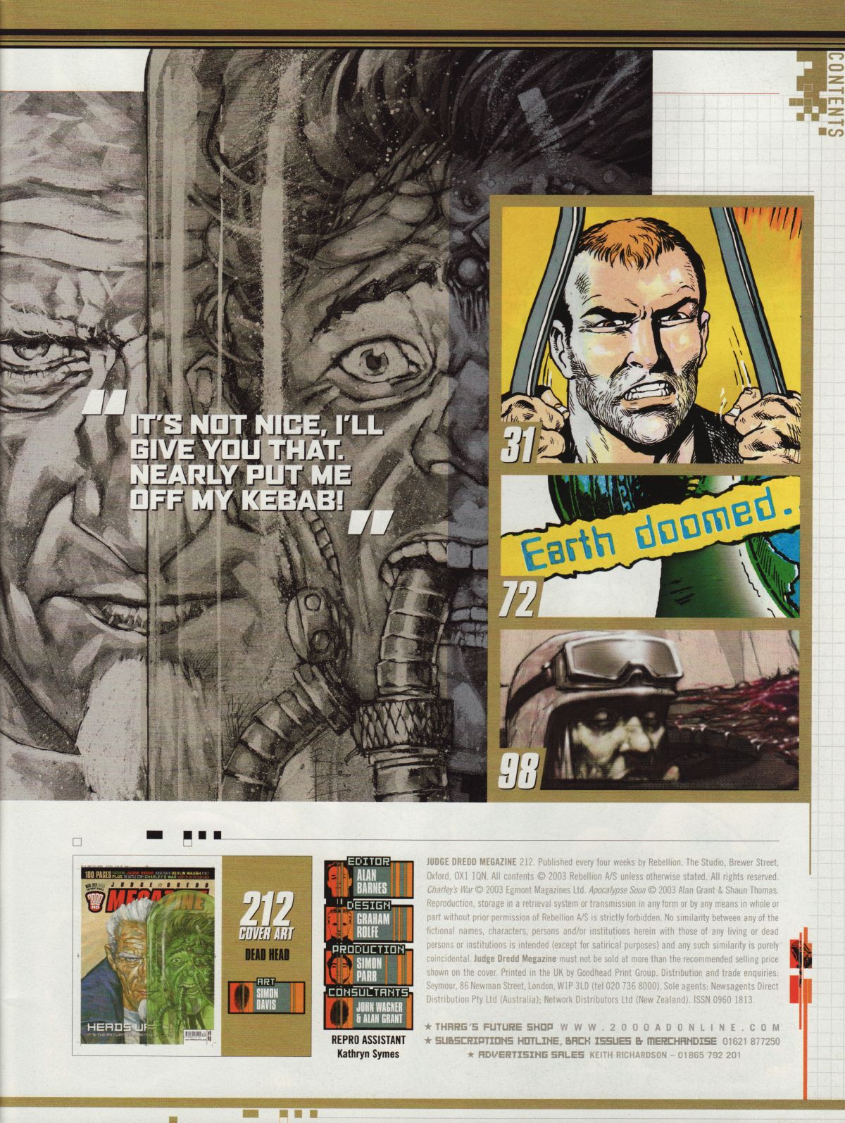 Judge Dredd Megazine (Vol. 5) issue 212 - Page 3
