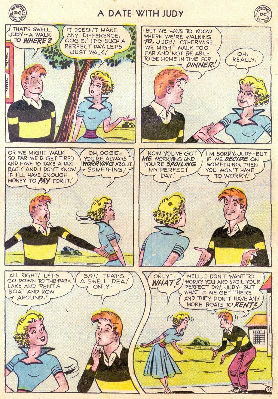 Read online A Date with Judy comic -  Issue #55 - 20