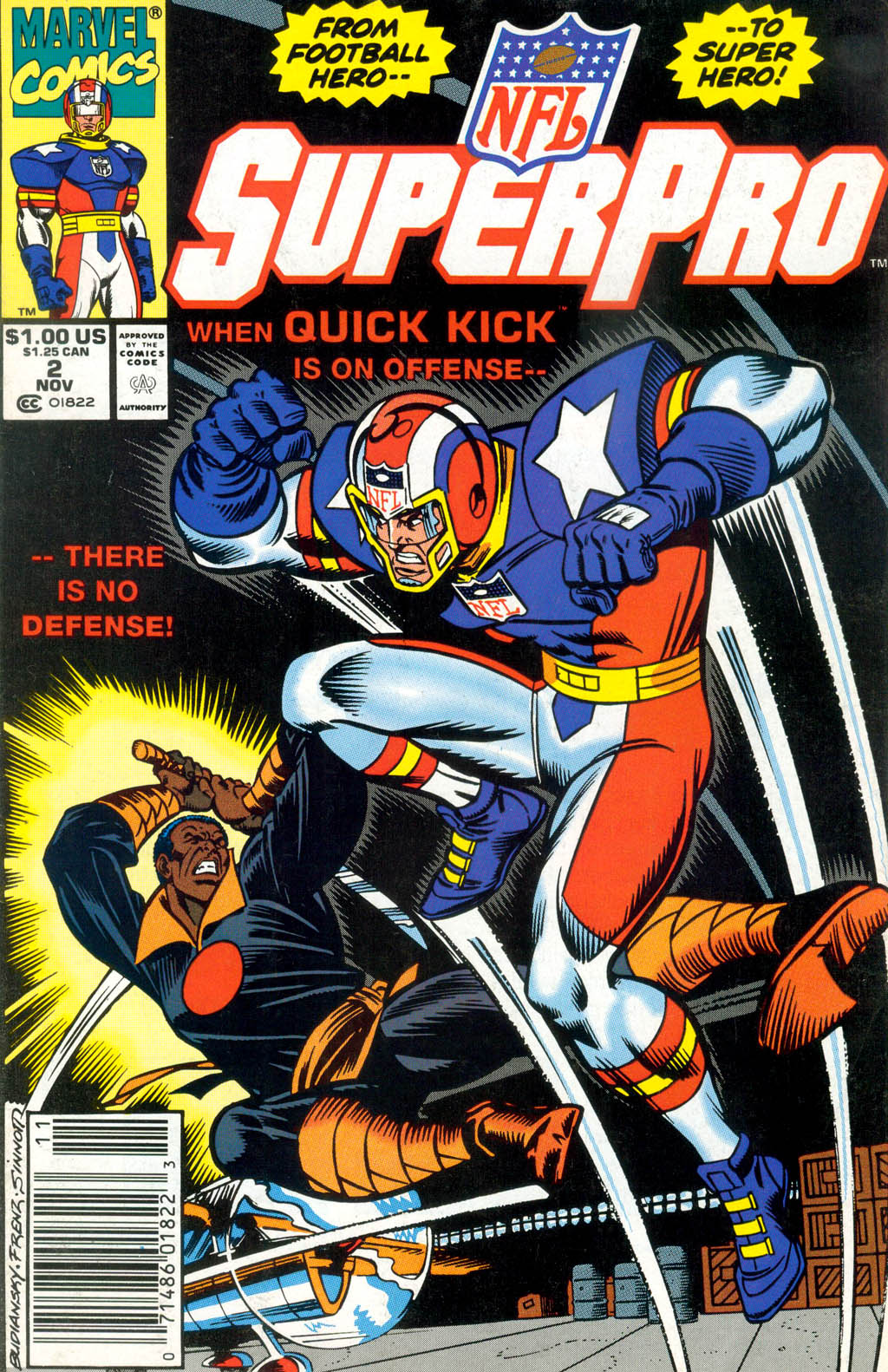 Read online NFL SuperPro comic -  Issue #2 - 1