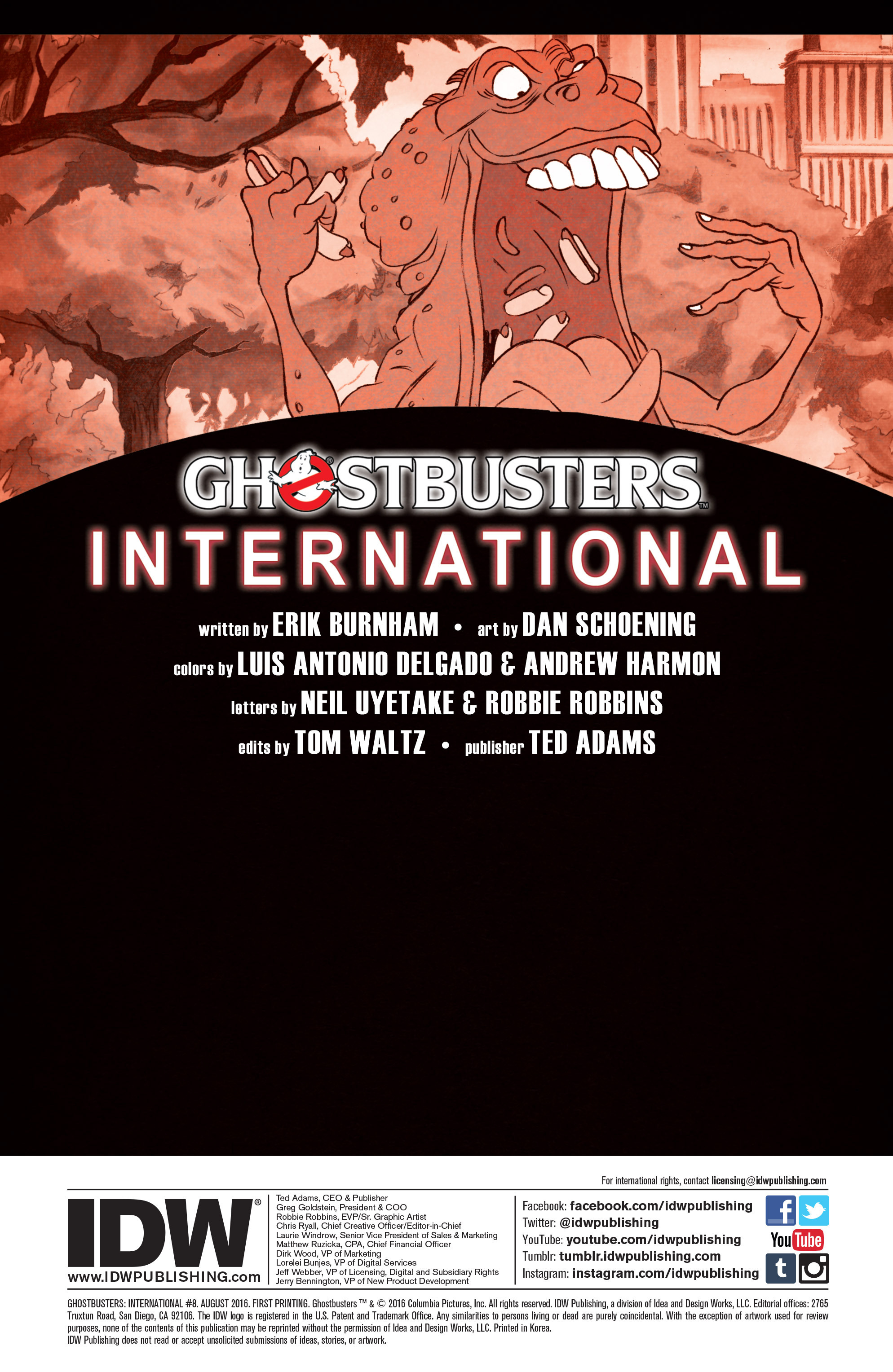 Read online Ghostbusters: International comic -  Issue #8 - 2