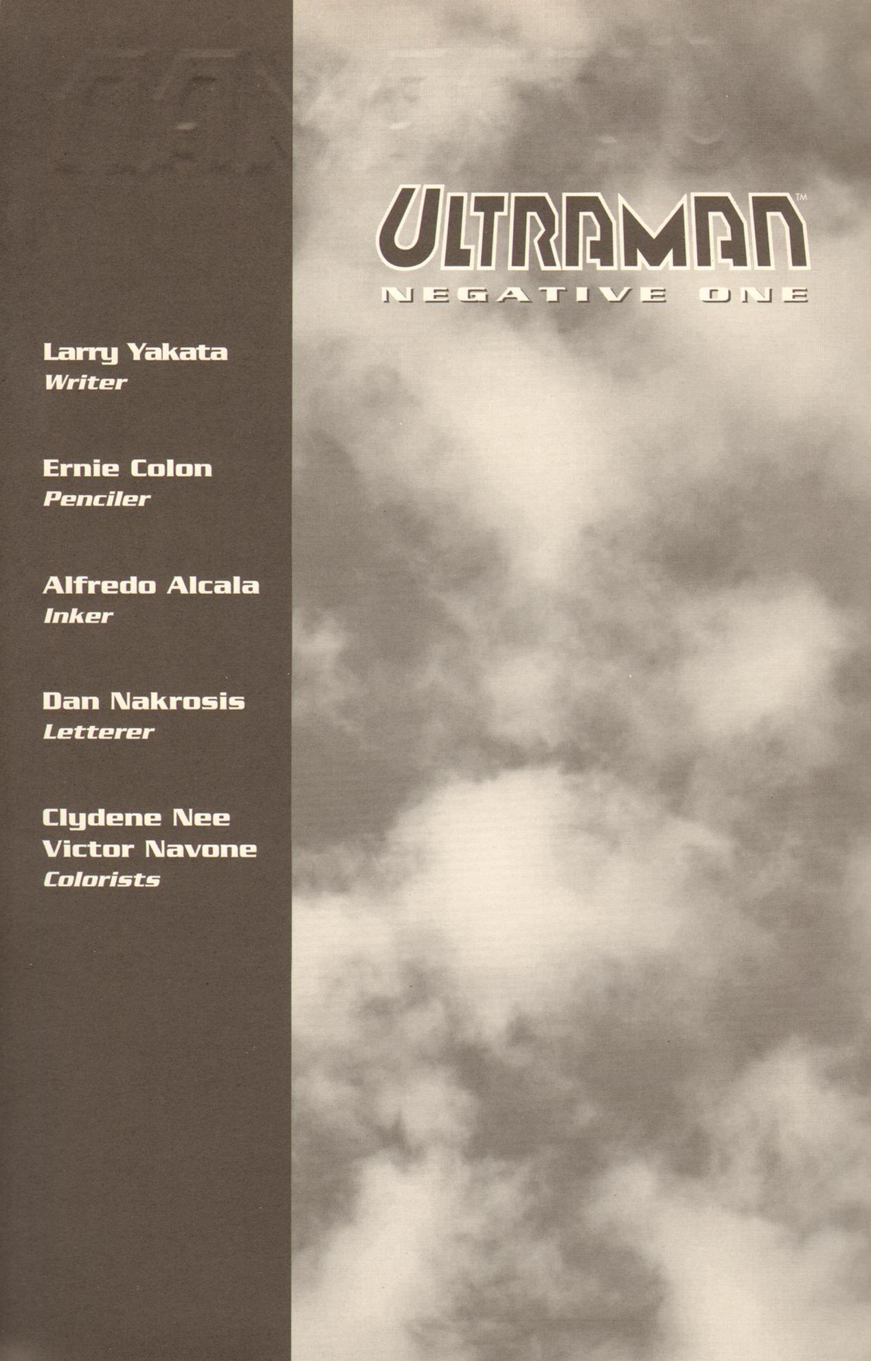 Read online Ultraman (1994) comic -  Issue #-1 - 2